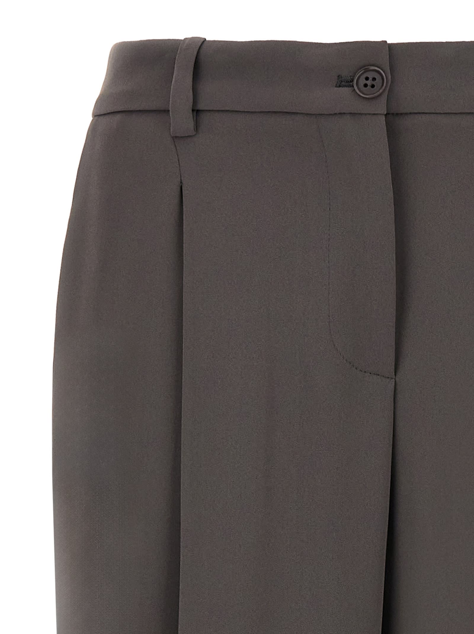 Shop P.a.r.o.s.h Poker24 Trousers In Gray