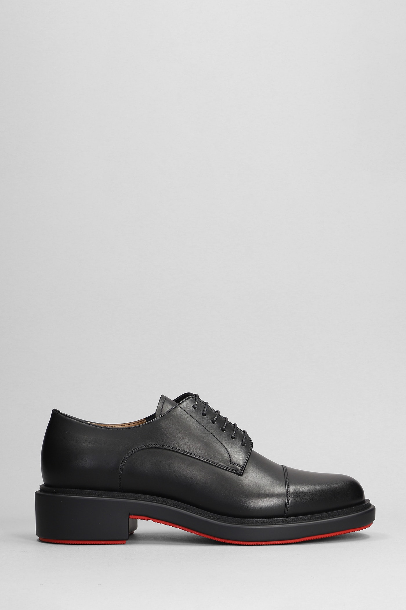 Urbino Lace Up Shoes In Black Leather