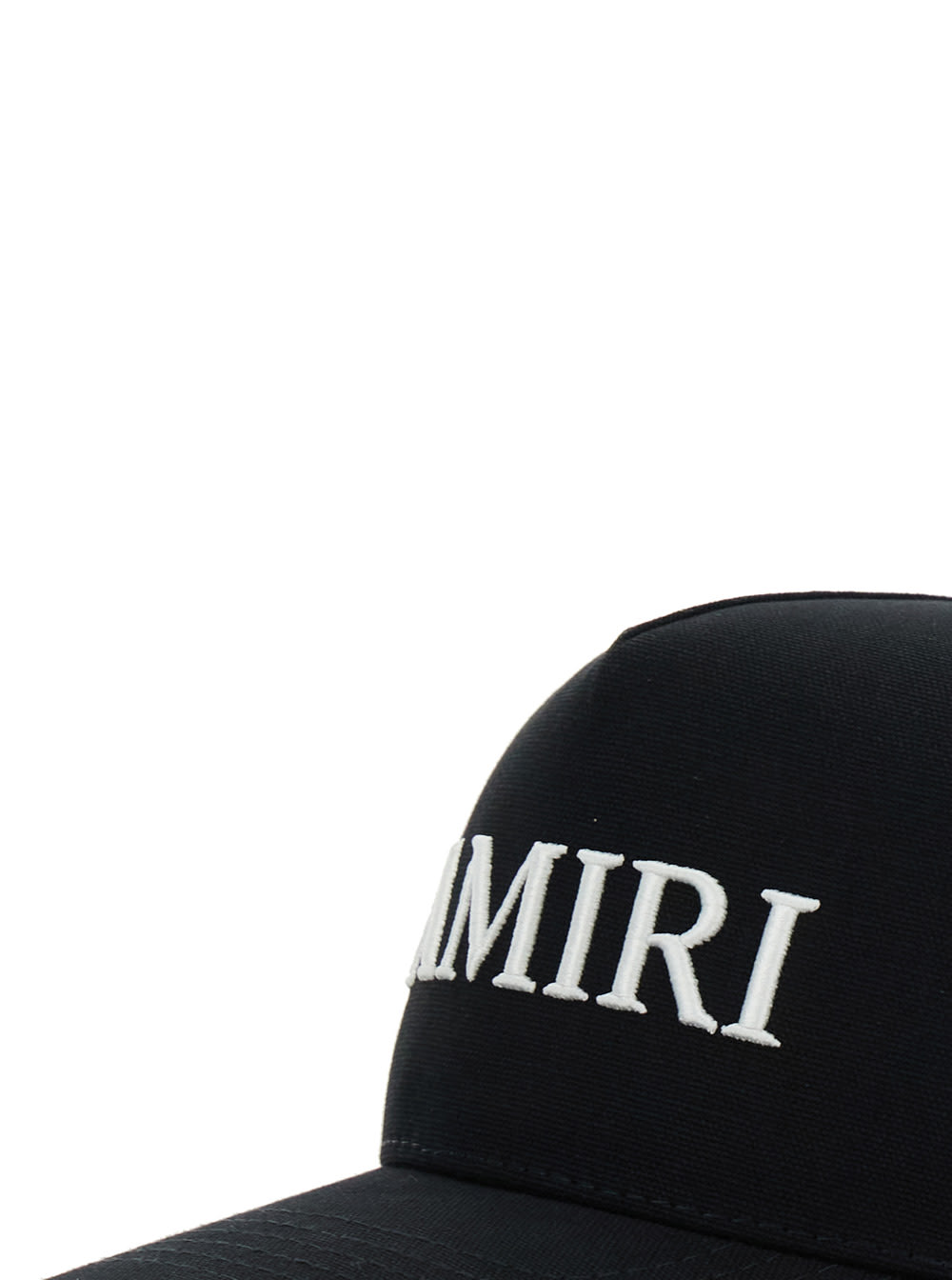 Amiri Black Baseball Cap With Logo Lettering On The Front And Mehs Panels In Cotton Man In Black