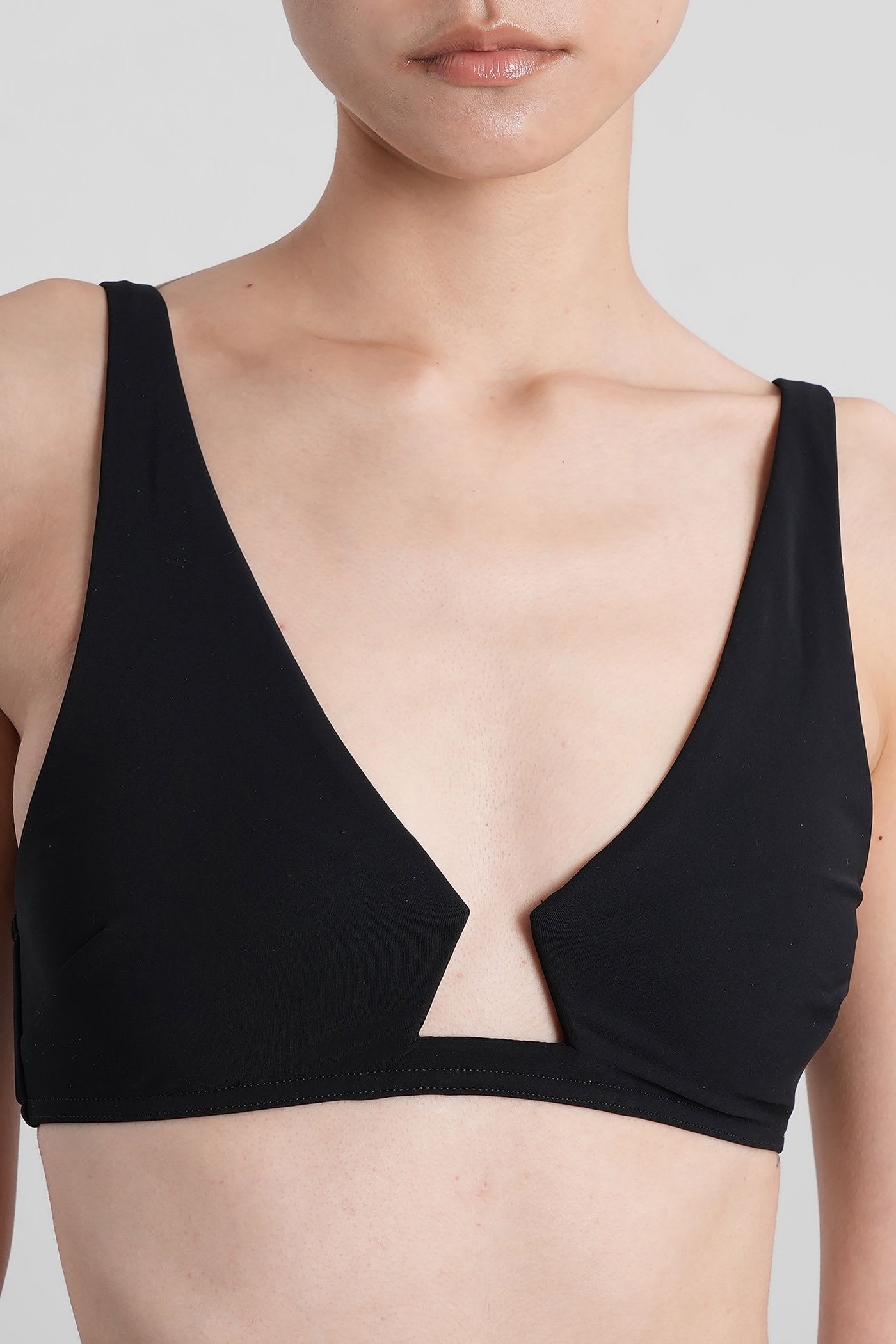 Zimmermann Rhiannon Wire Front Bikini Set In Black