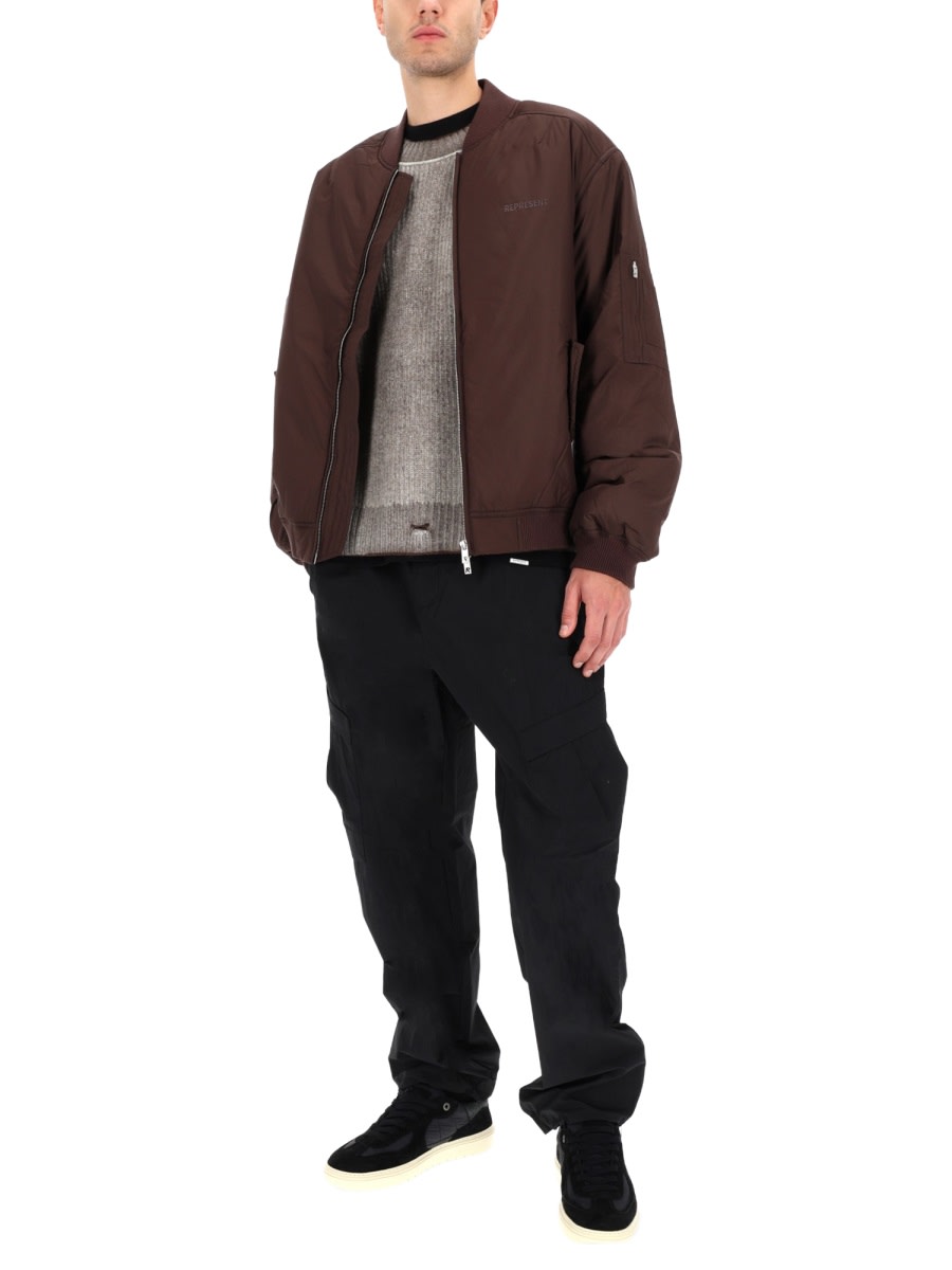Represent Bomber Jacket "smart" In Brown