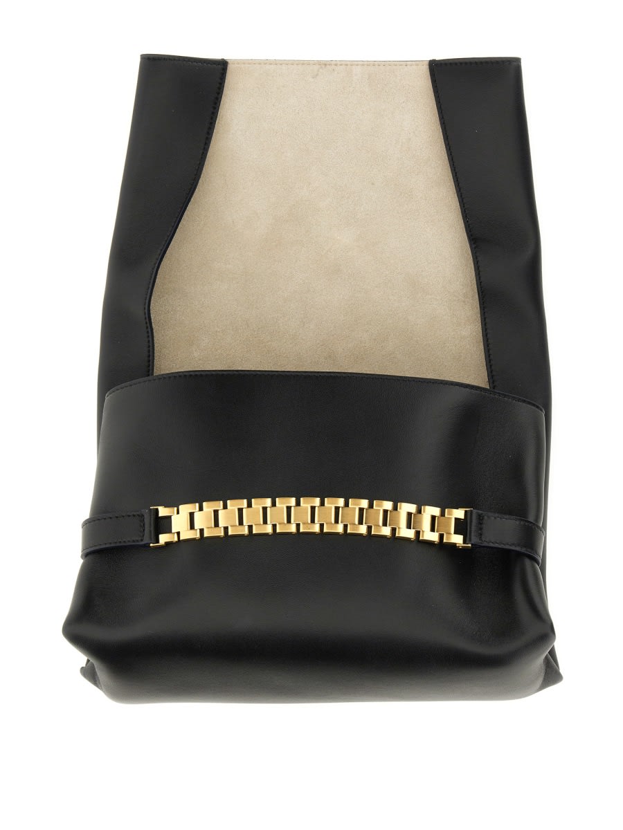 Shop Victoria Beckham Chain Pouch In Black