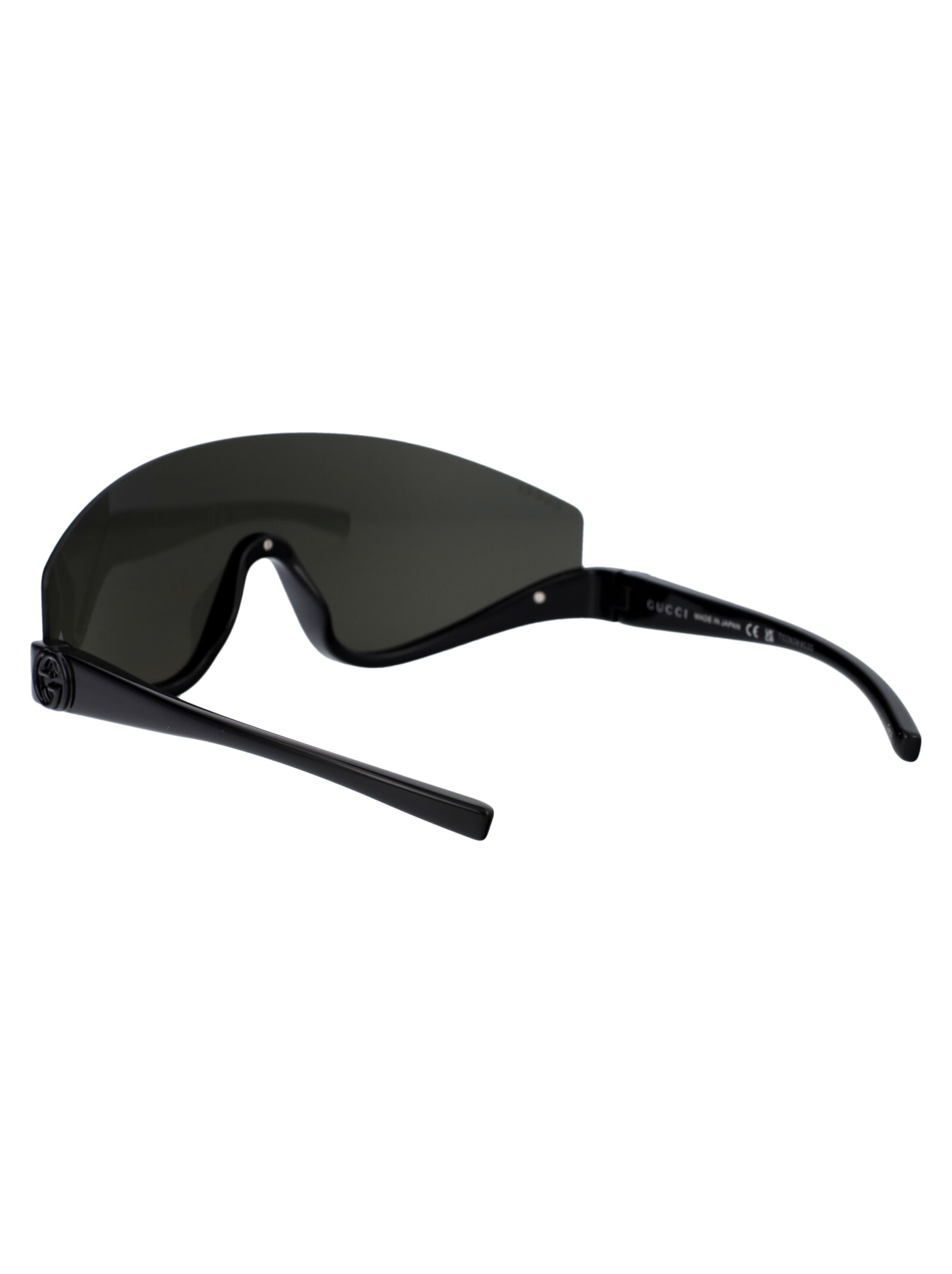 Shop Gucci Gg1650s Sunglasses In 001 Black Black Grey