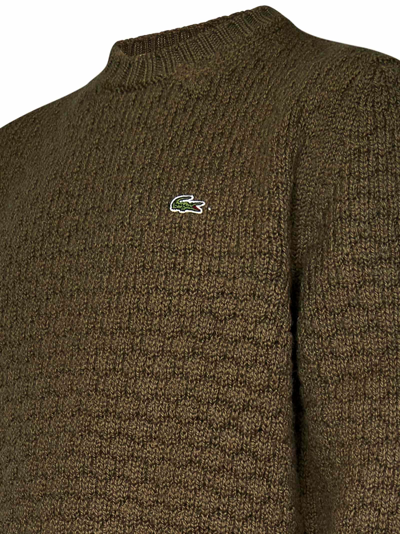 Shop Lacoste Sweater In Green