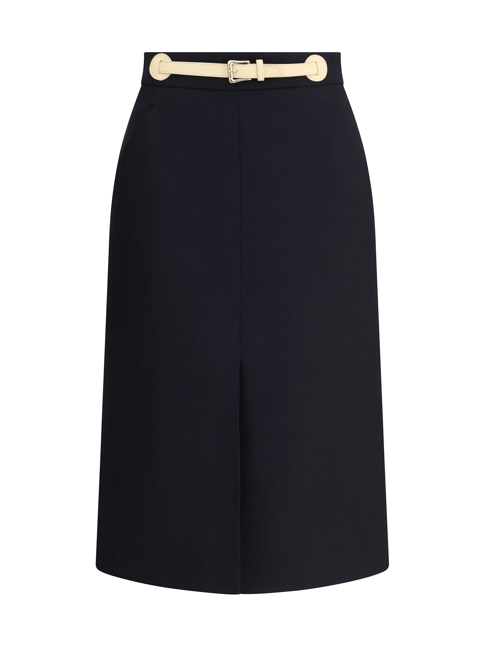 Belted Midi Skirt