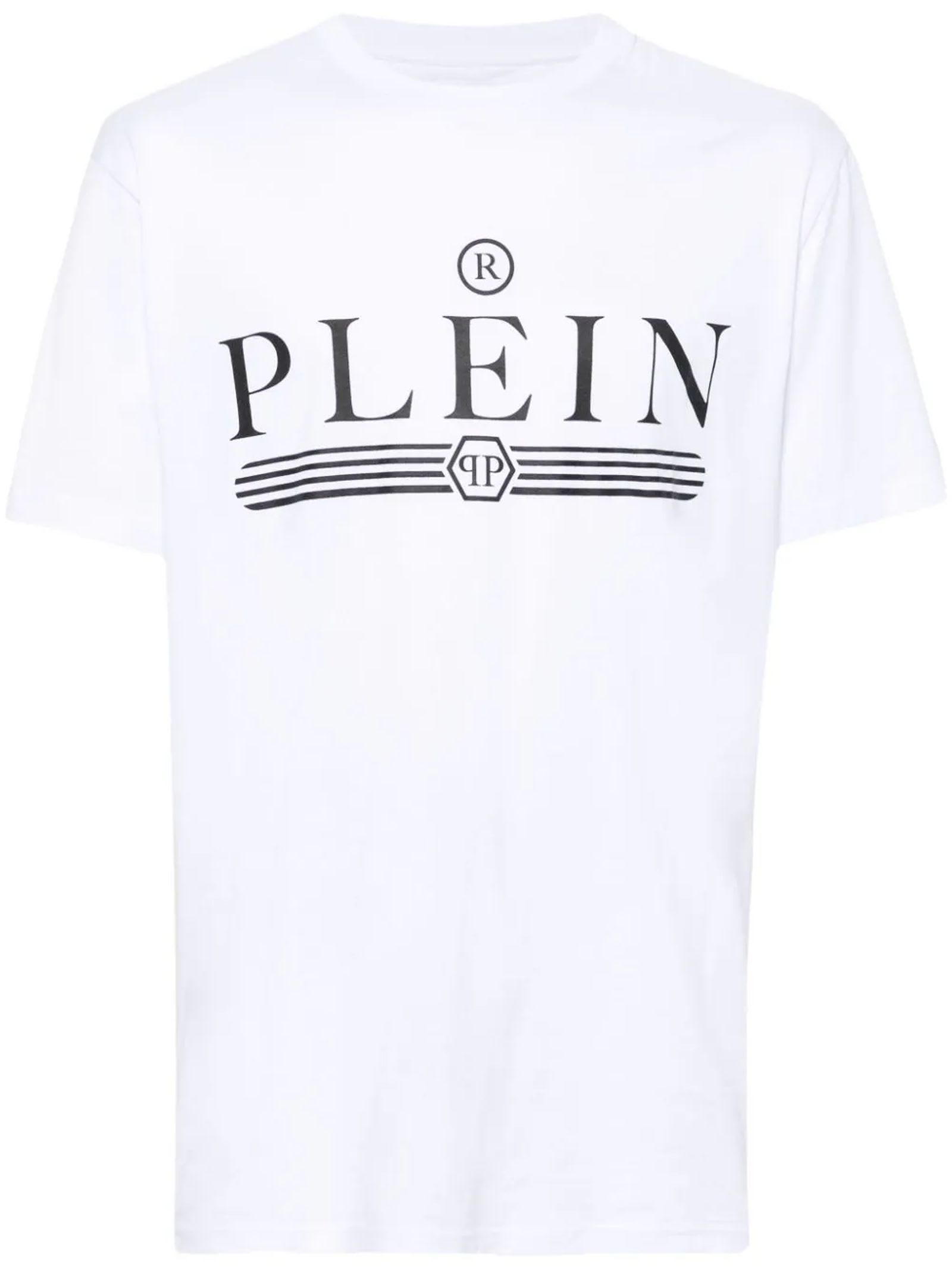 Shop Philipp Plein T-shirts And Polos White