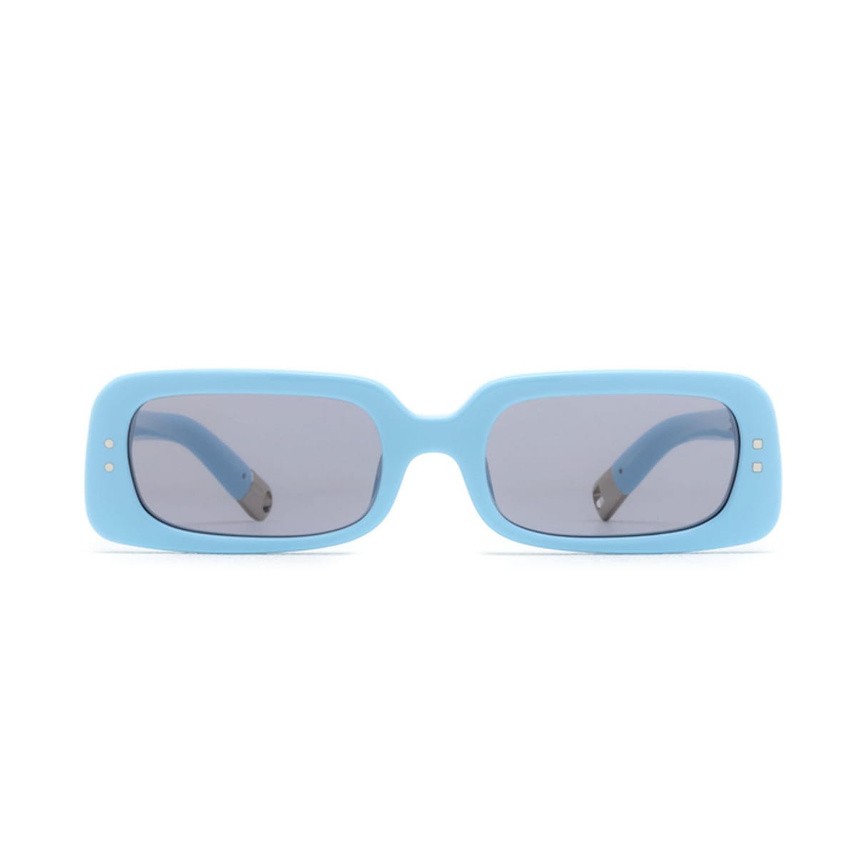 Shop Jacquemus Les Lunettes Jac47 Lineala Casa C2 Light Blue Sunglasses In Turchese