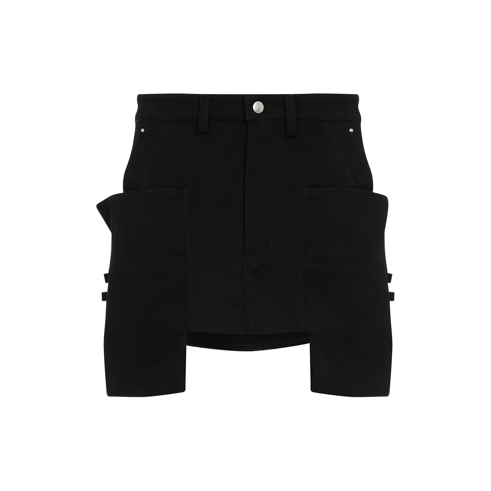 Shop Rick Owens Stefan Mini Skirt In Black