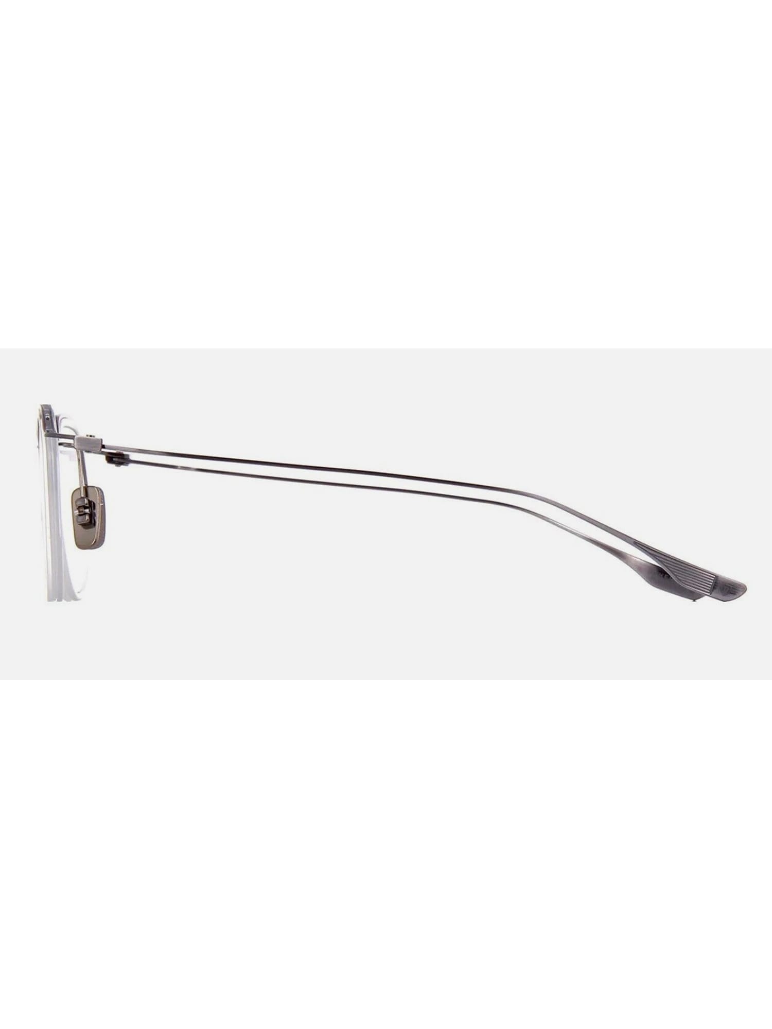 Shop Dita Dtx131/49/03 Schema Two Eyewear In Antique Silver_crytal Cle