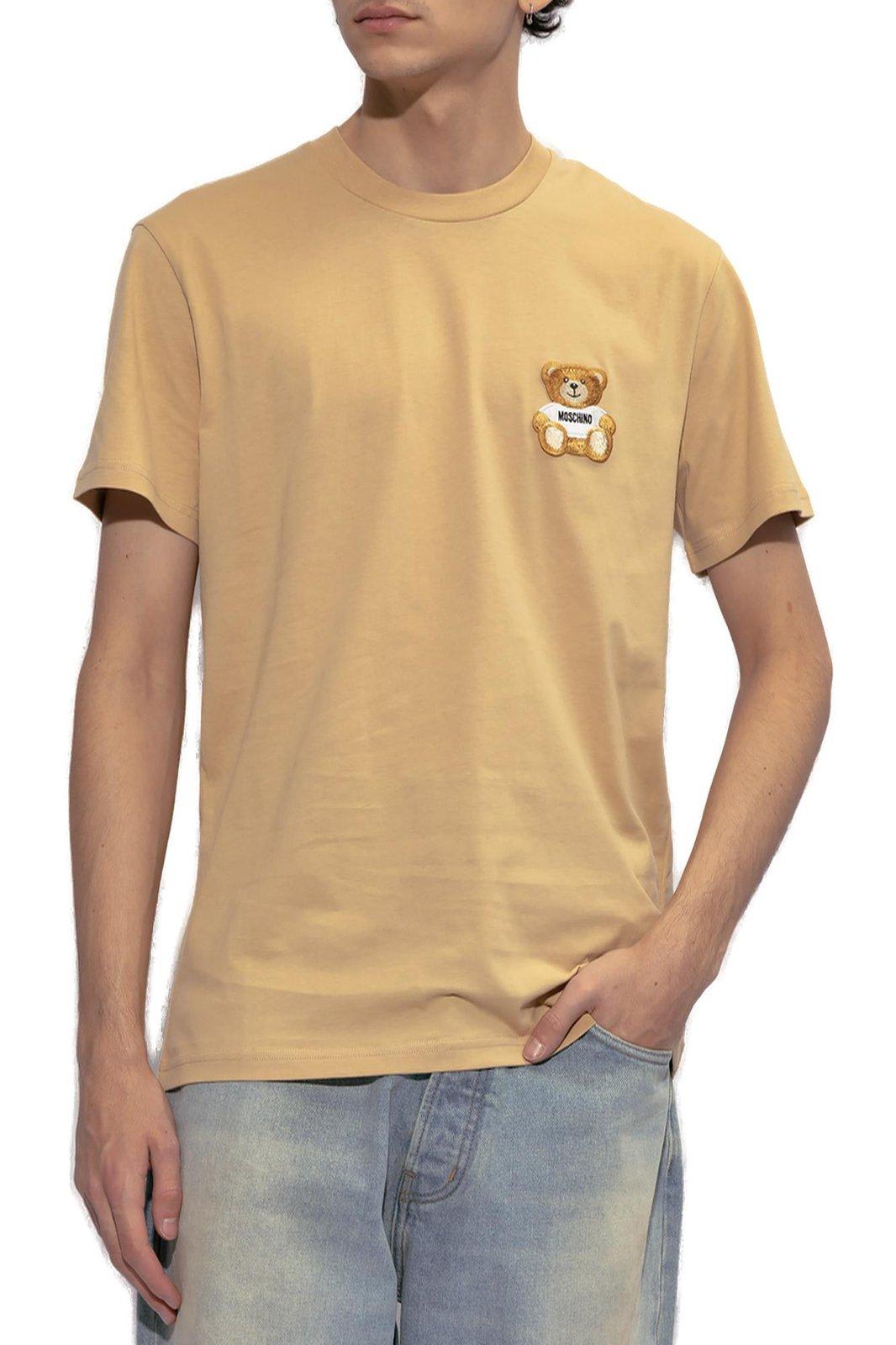 Shop Moschino Bear T-shirt In 0148