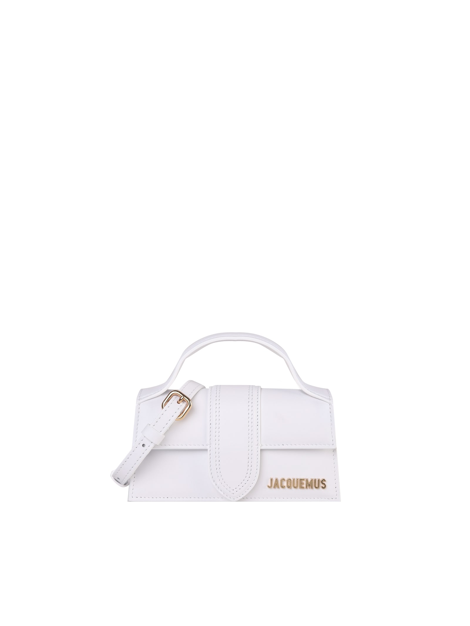 Jacquemus Small Le Bambino Shoulder Bag In White