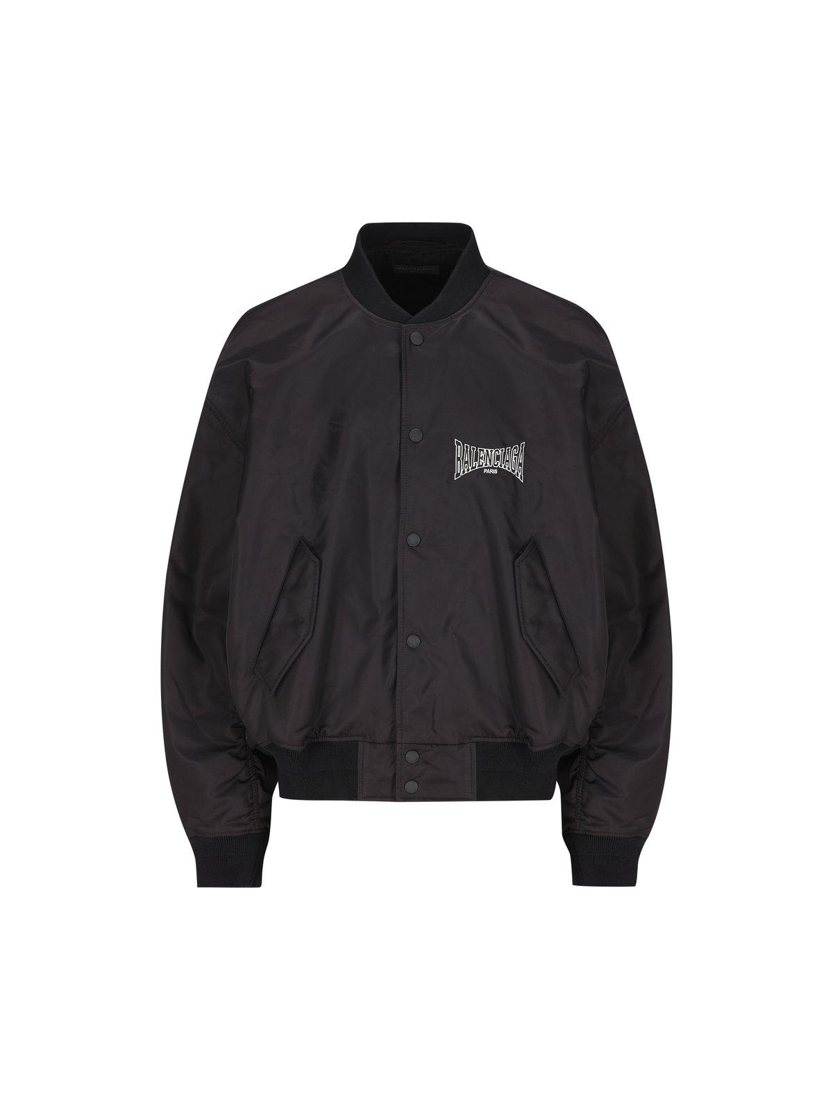 varsity Balenciaga Boxing Bomber Jacket