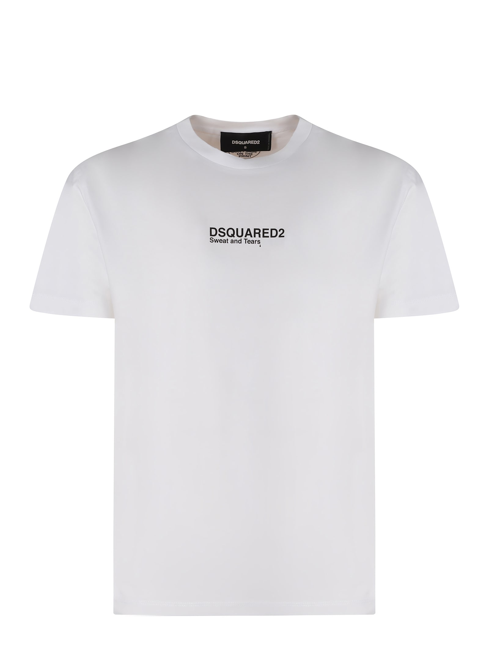 Shop Dsquared2 T-shirt  Made Of Cotton In White