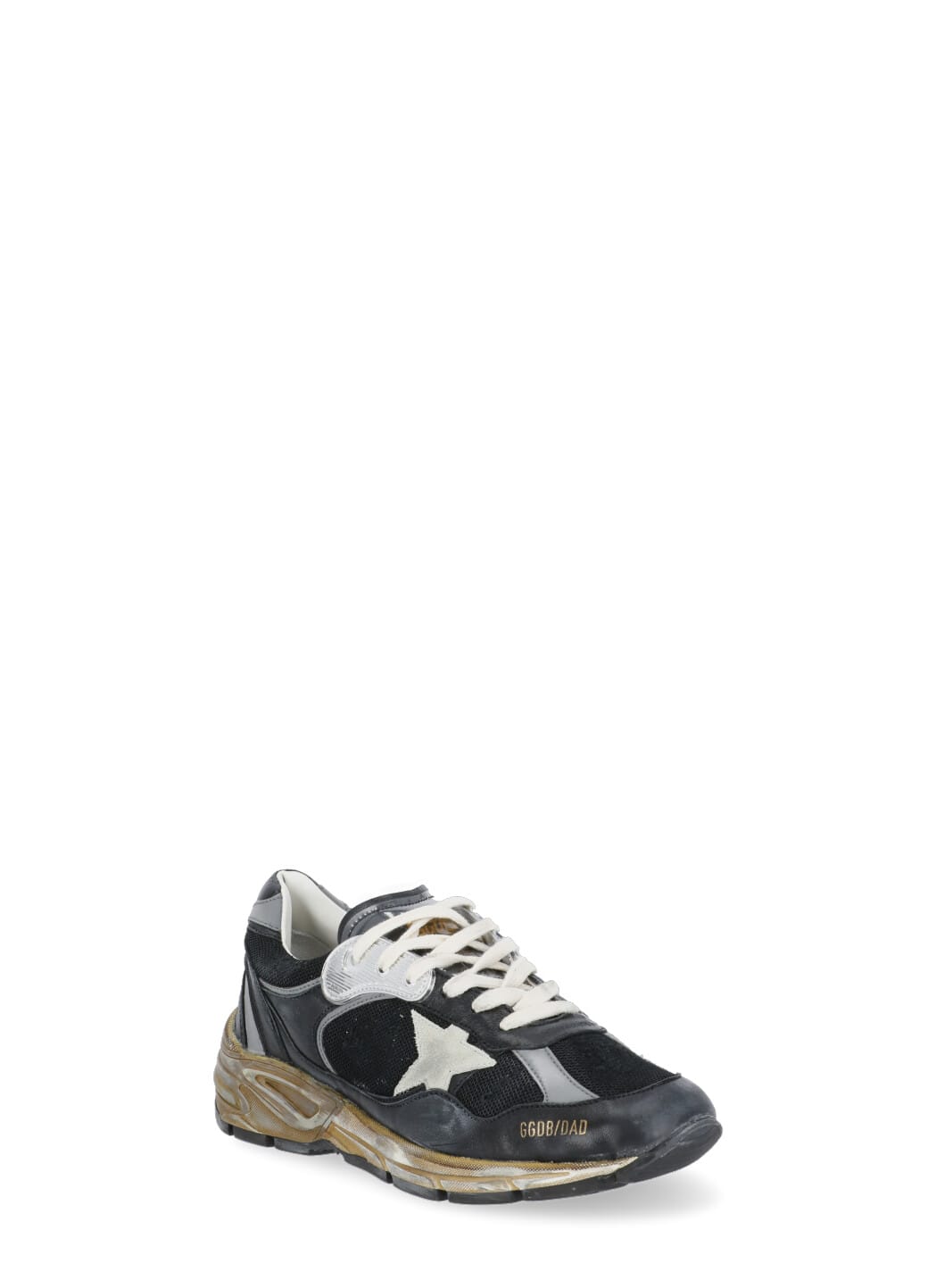 Shop Golden Goose Running Dad Sneakers In Black