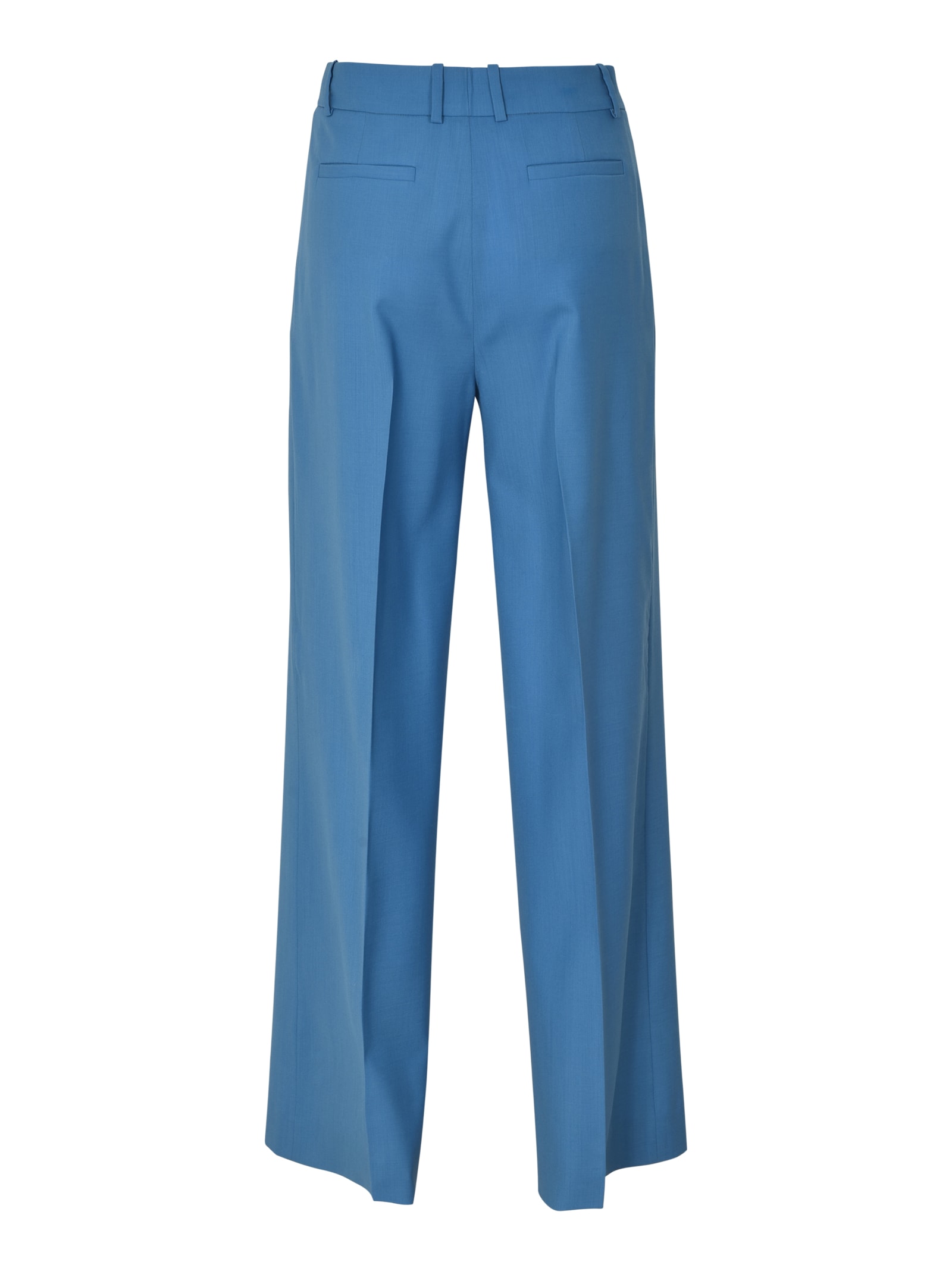 Shop Ql2 Straight Trousers In Turquoise