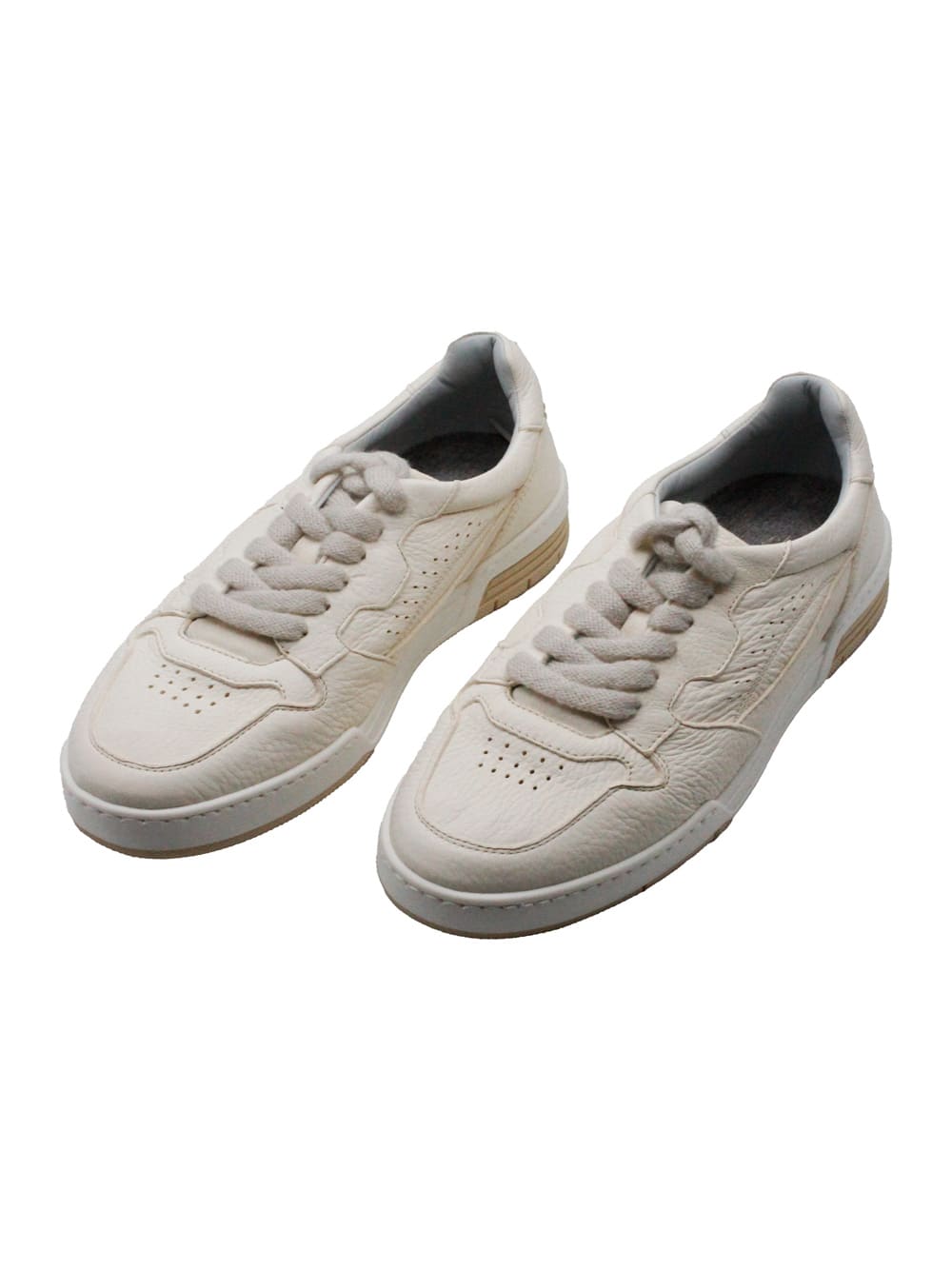 Eleventy Laced Shoes In White