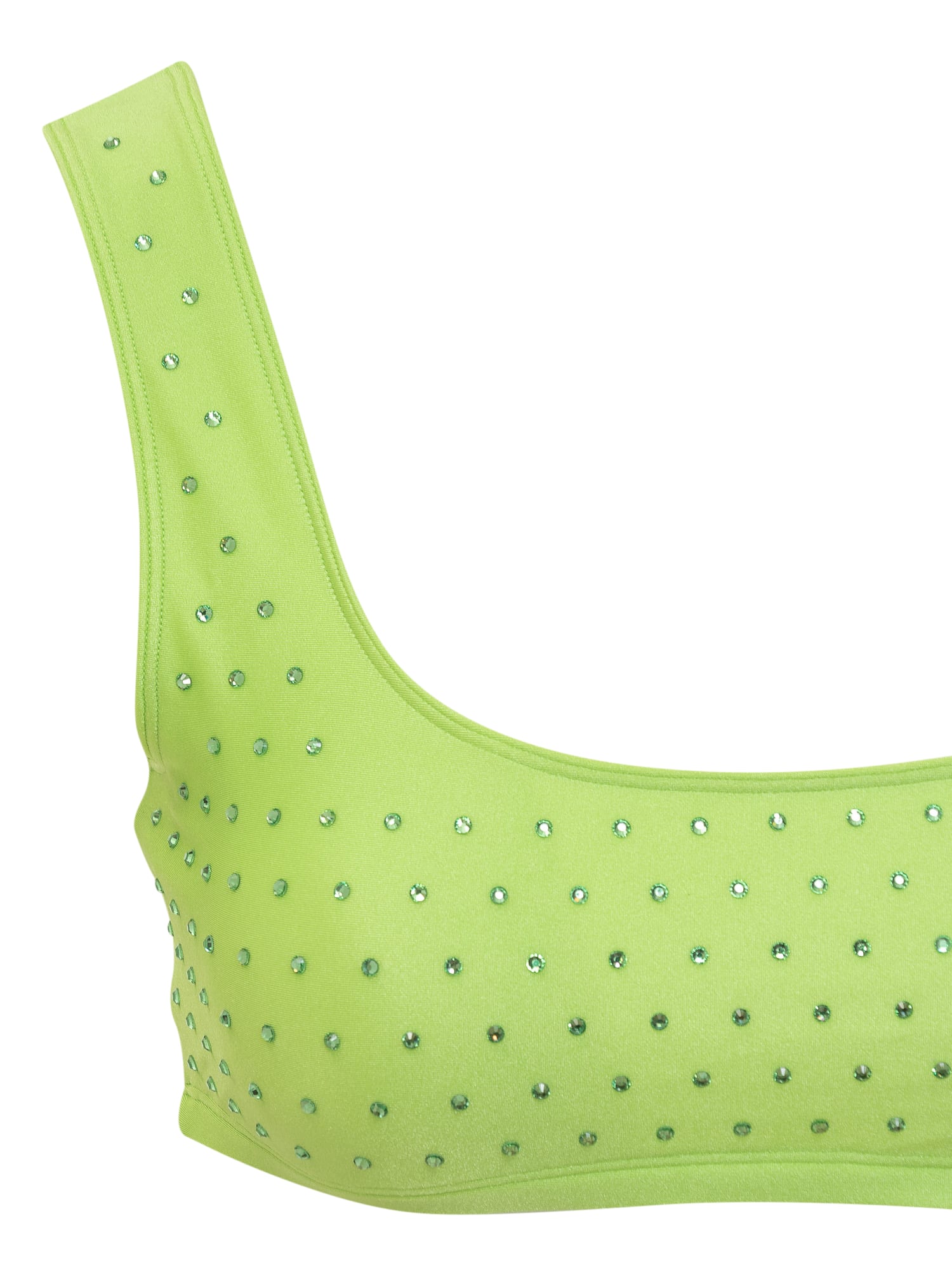 Shop The Andamane Hollywood Top In Acid Green