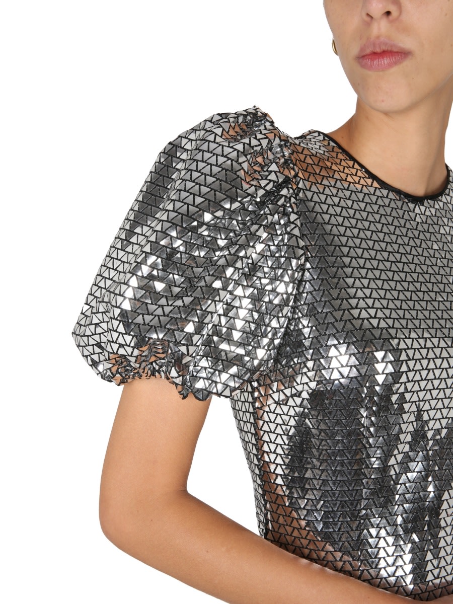 Rotate Birger Christensen Rotate Birgerchristensen Abito Slim Fit In Silver