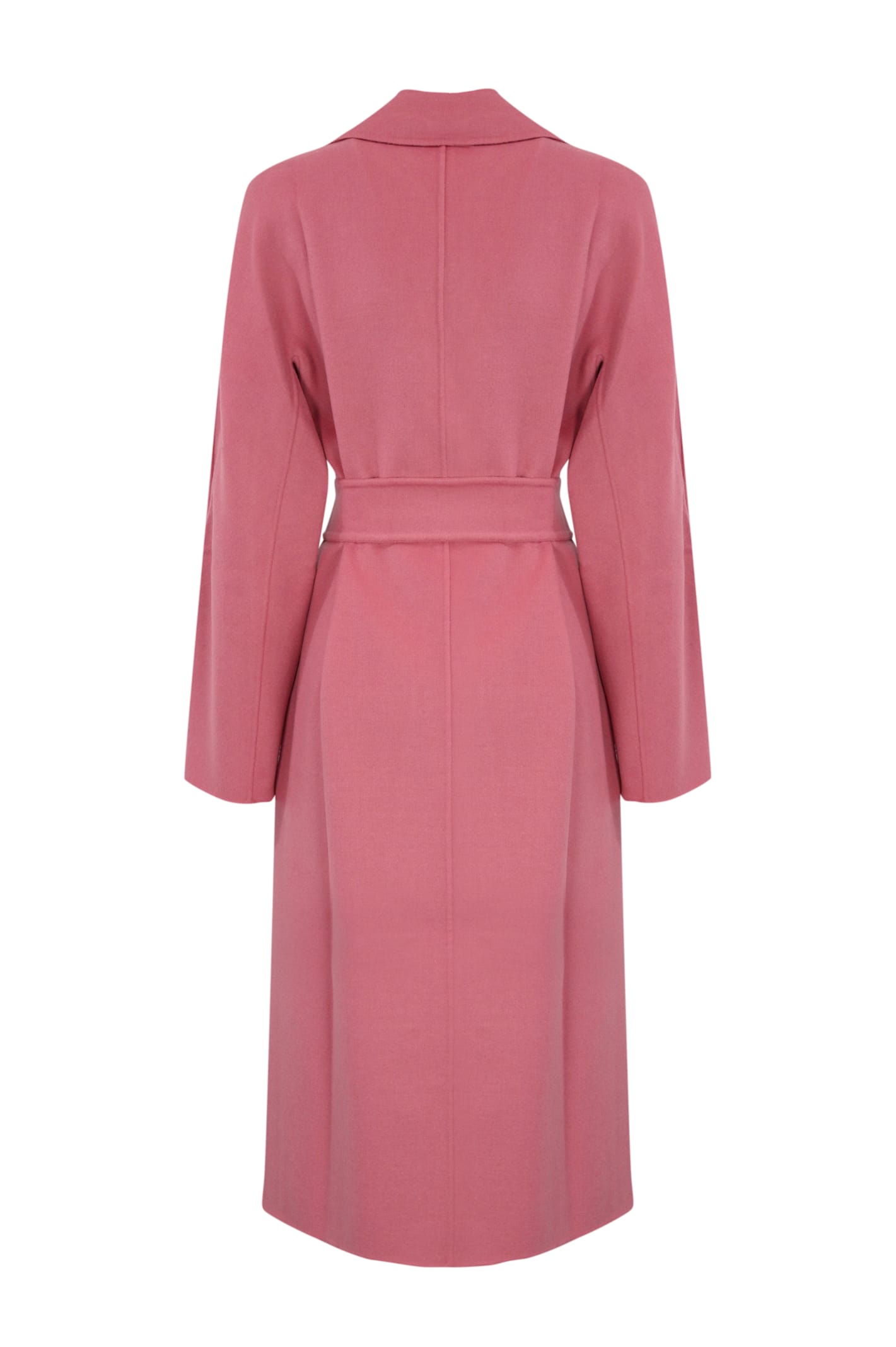 Shop Max Mara Cles Wool And Cashmere Coat In Peonia