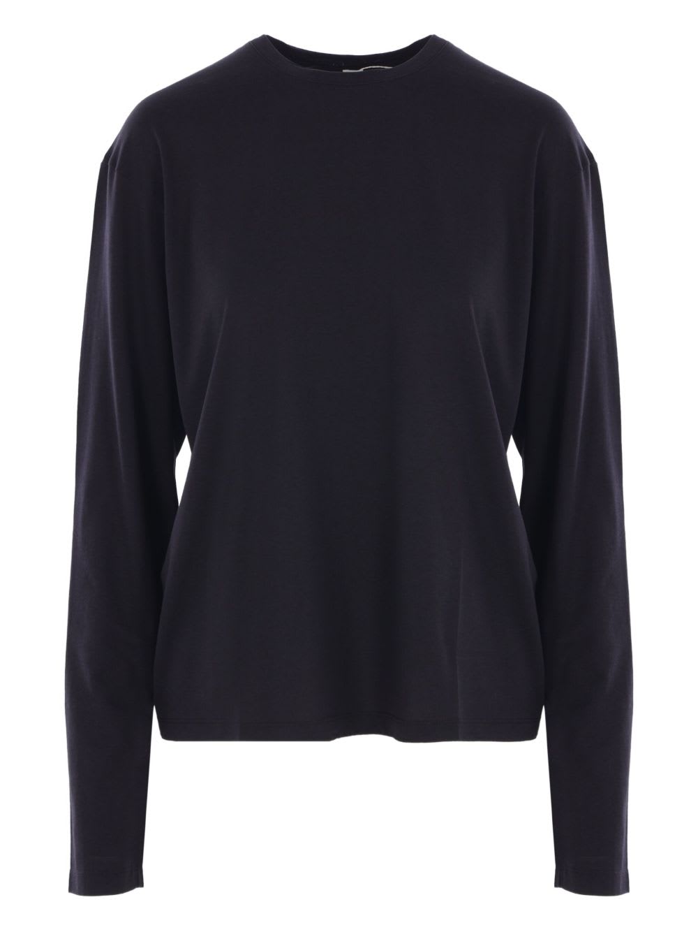 Totême Cotton Blend T-shirt In Black