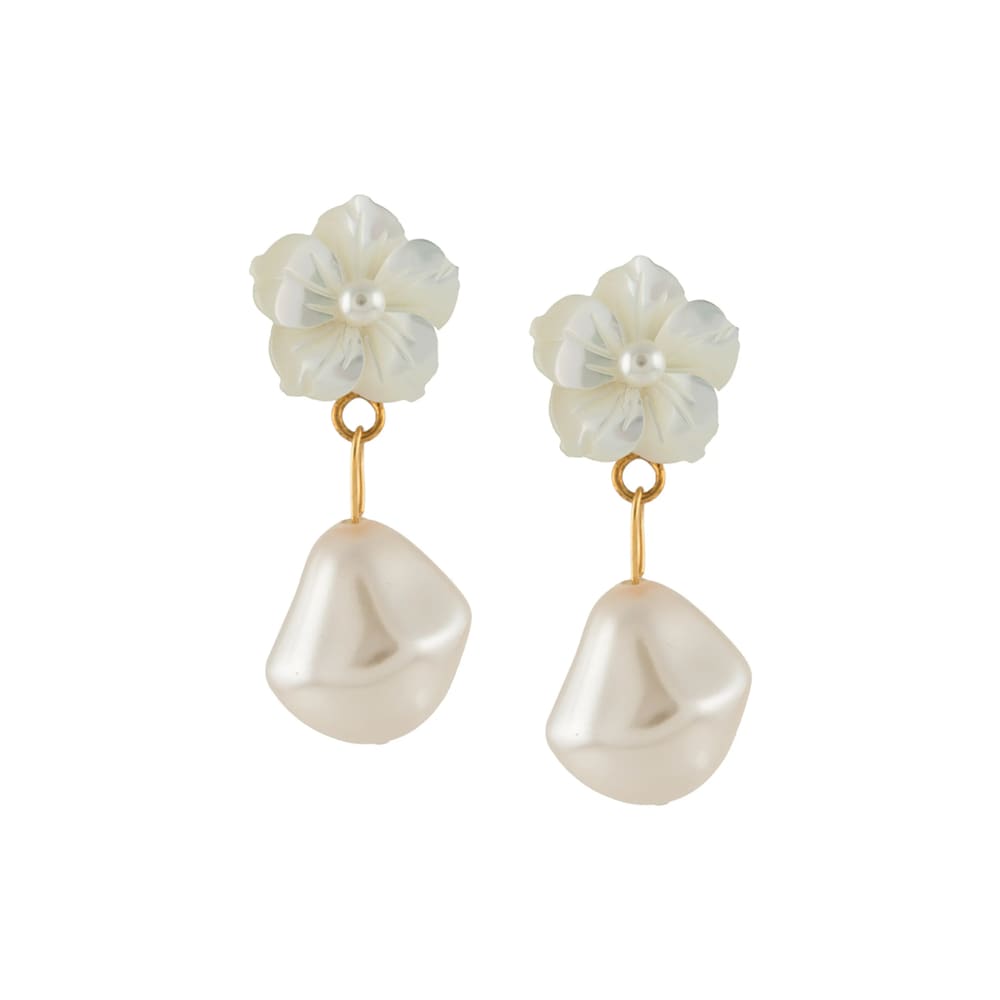 Jennifer Behr Mina Drop Earrings In Neutral