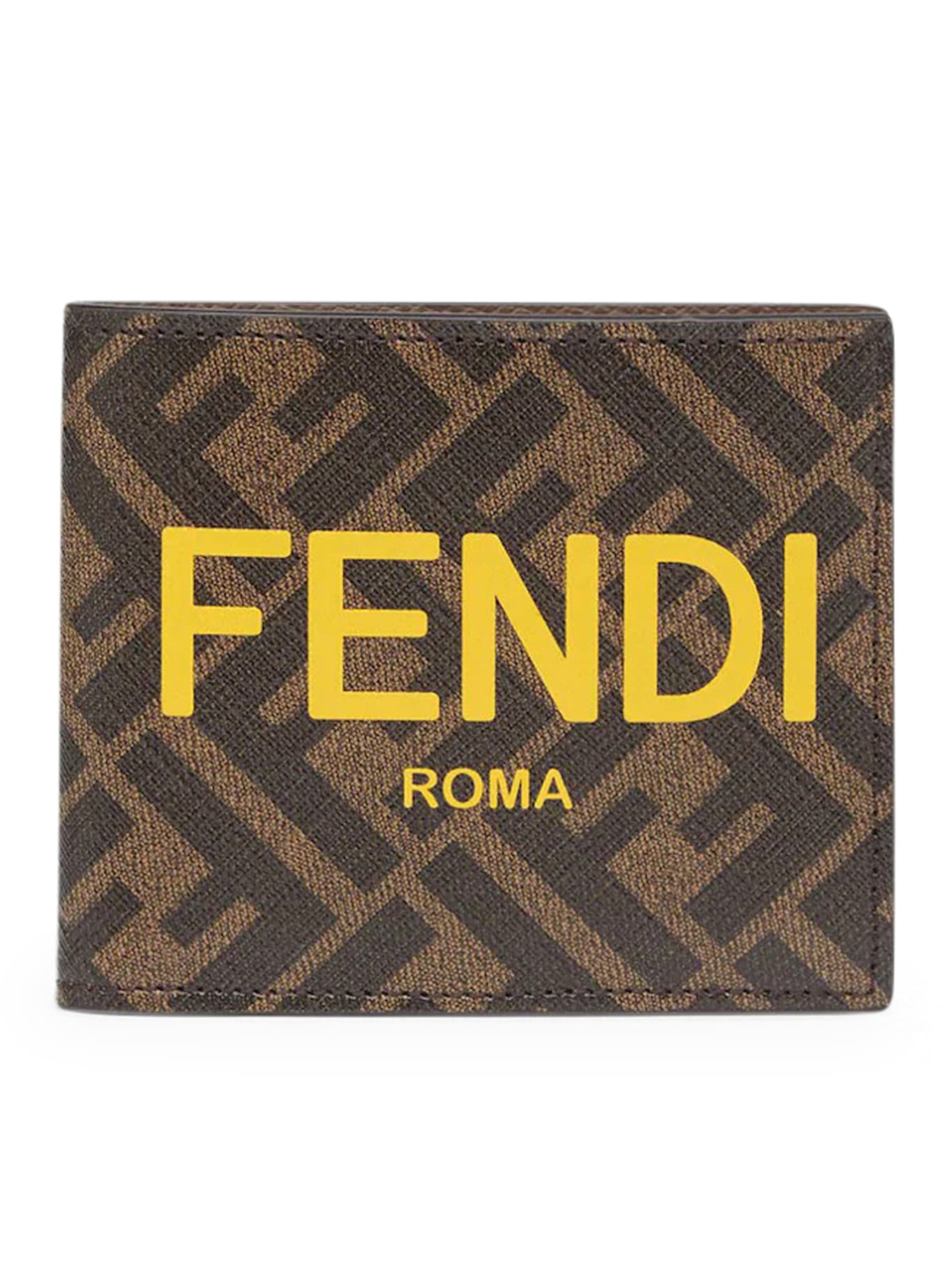 Fendi Bi-fold Wallet Pu Ff 1974 Luc