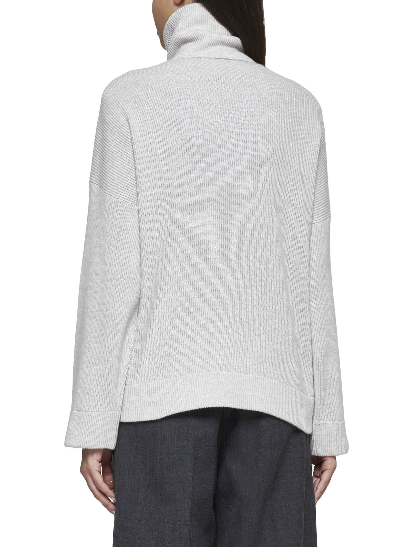 Shop Brunello Cucinelli Sweater In Madreperla