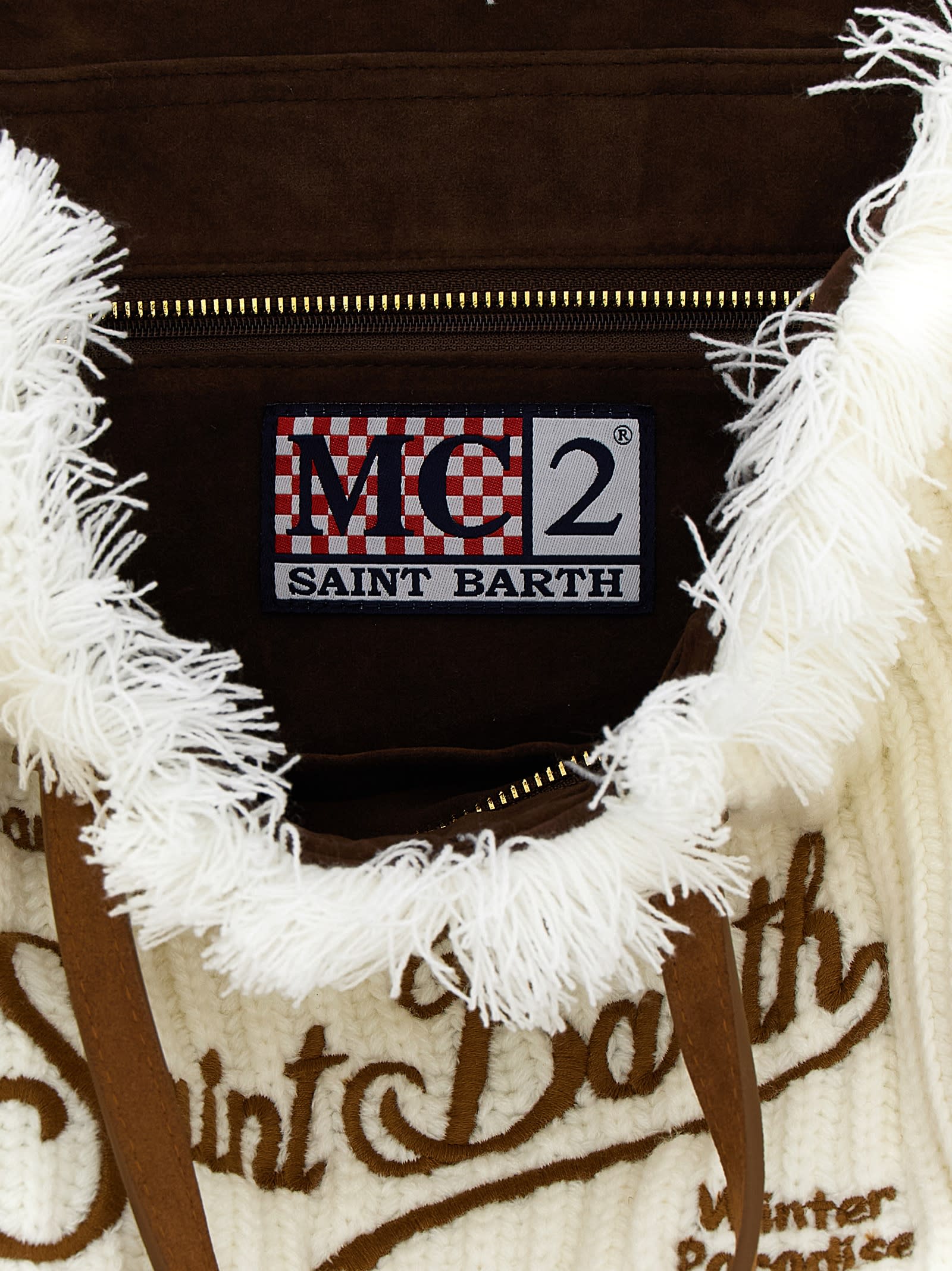 Mc2 Saint Barth Colette Handbag In White