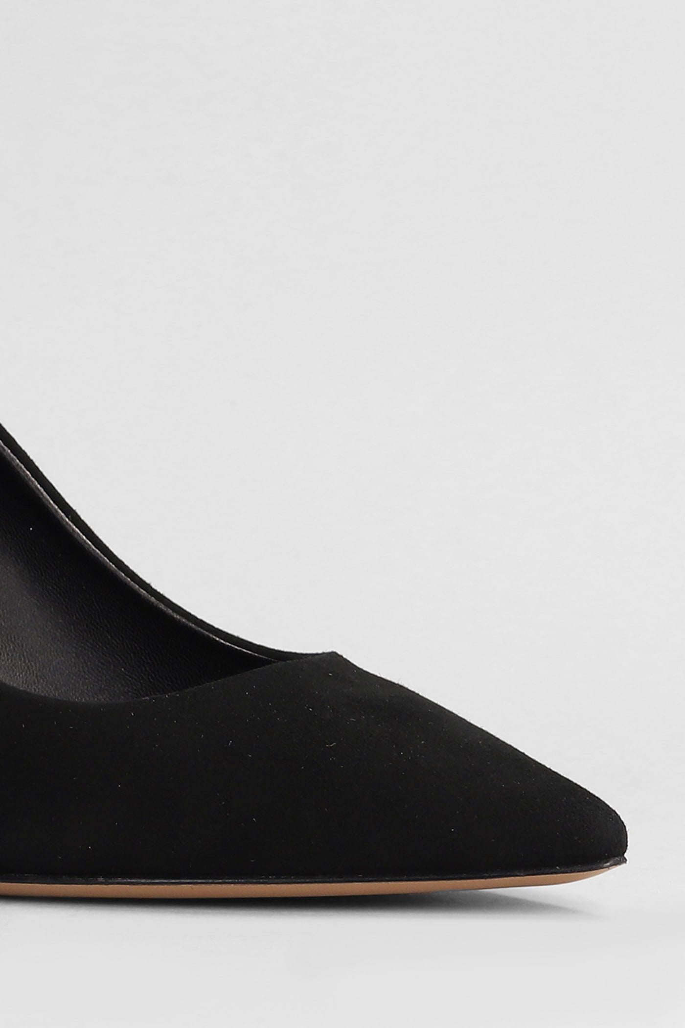 Shop The Seller Pumps In Black Suede