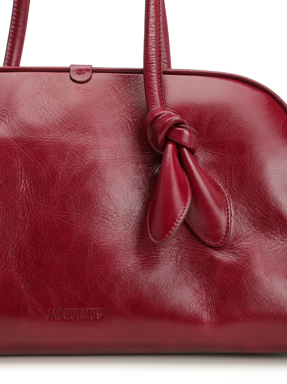 Jacquemus Le Turismo Shoulder Bag In Burgundy