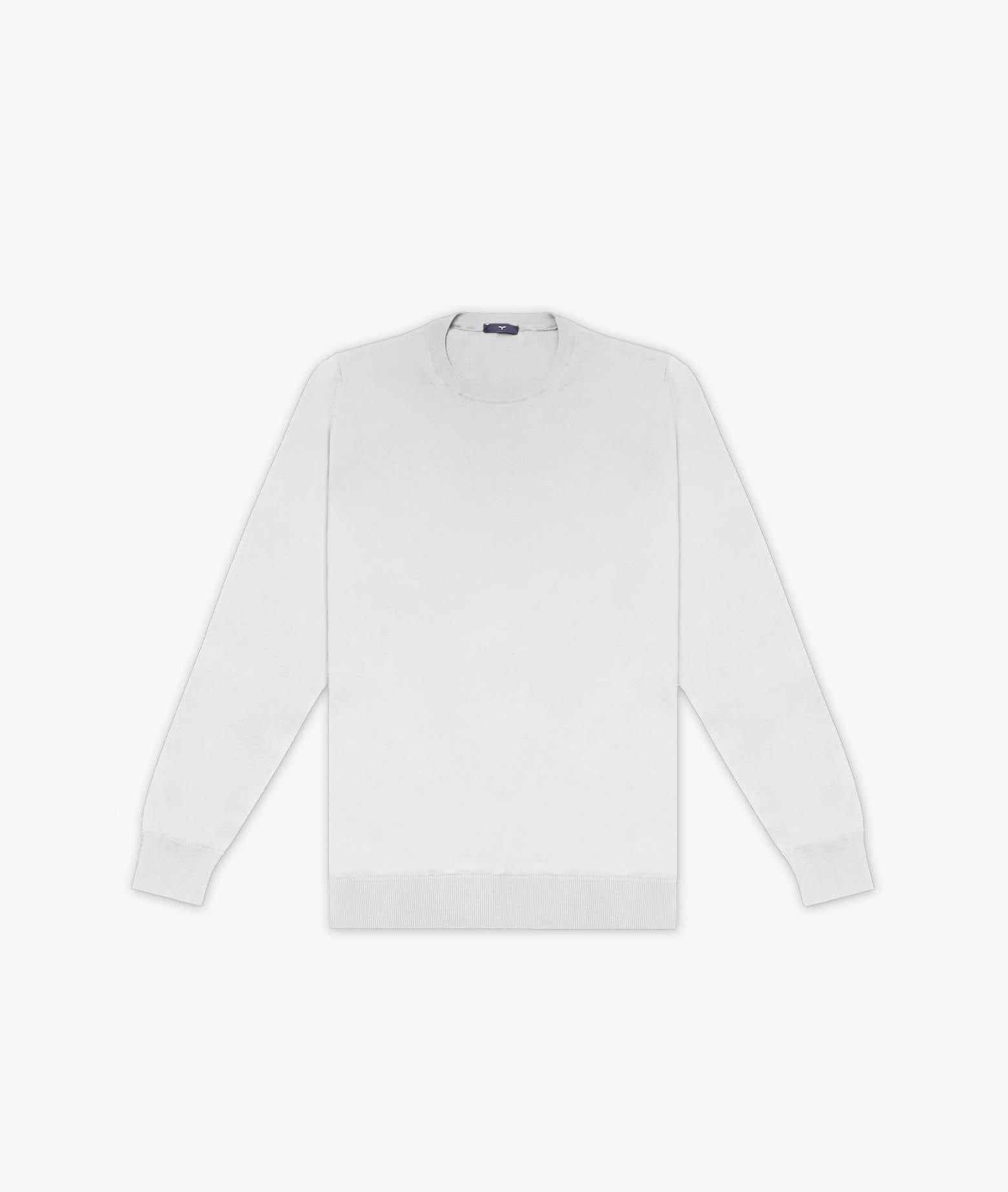 Larusmiani Crewneck Sweater Aspen Sweater In White