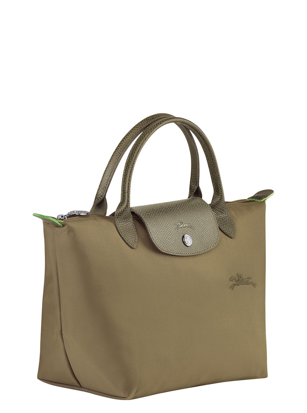 Shop Longchamp Le Pliage Green - Sac À Main S