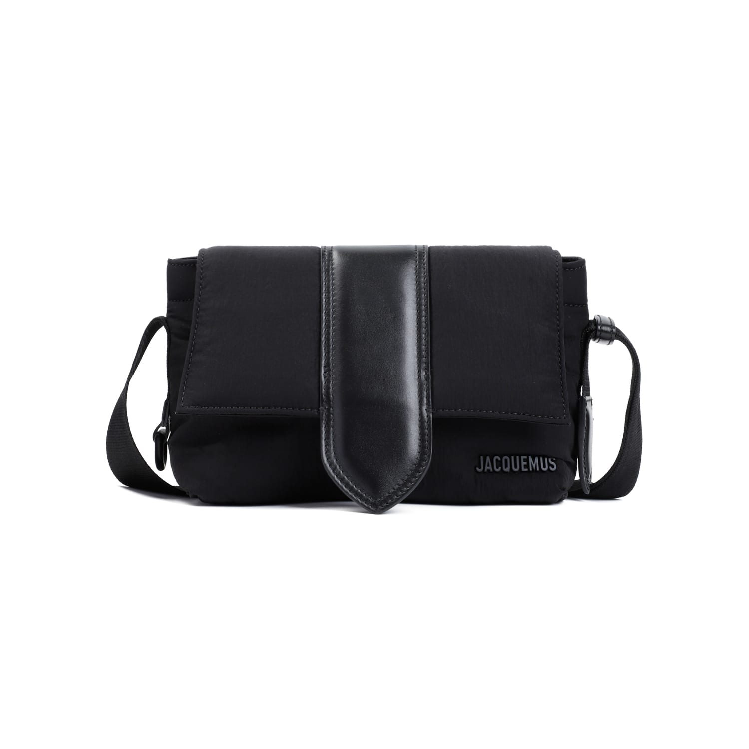 Shop Jacquemus Le Petit Messenger Bambino Shoulder Bag In Black