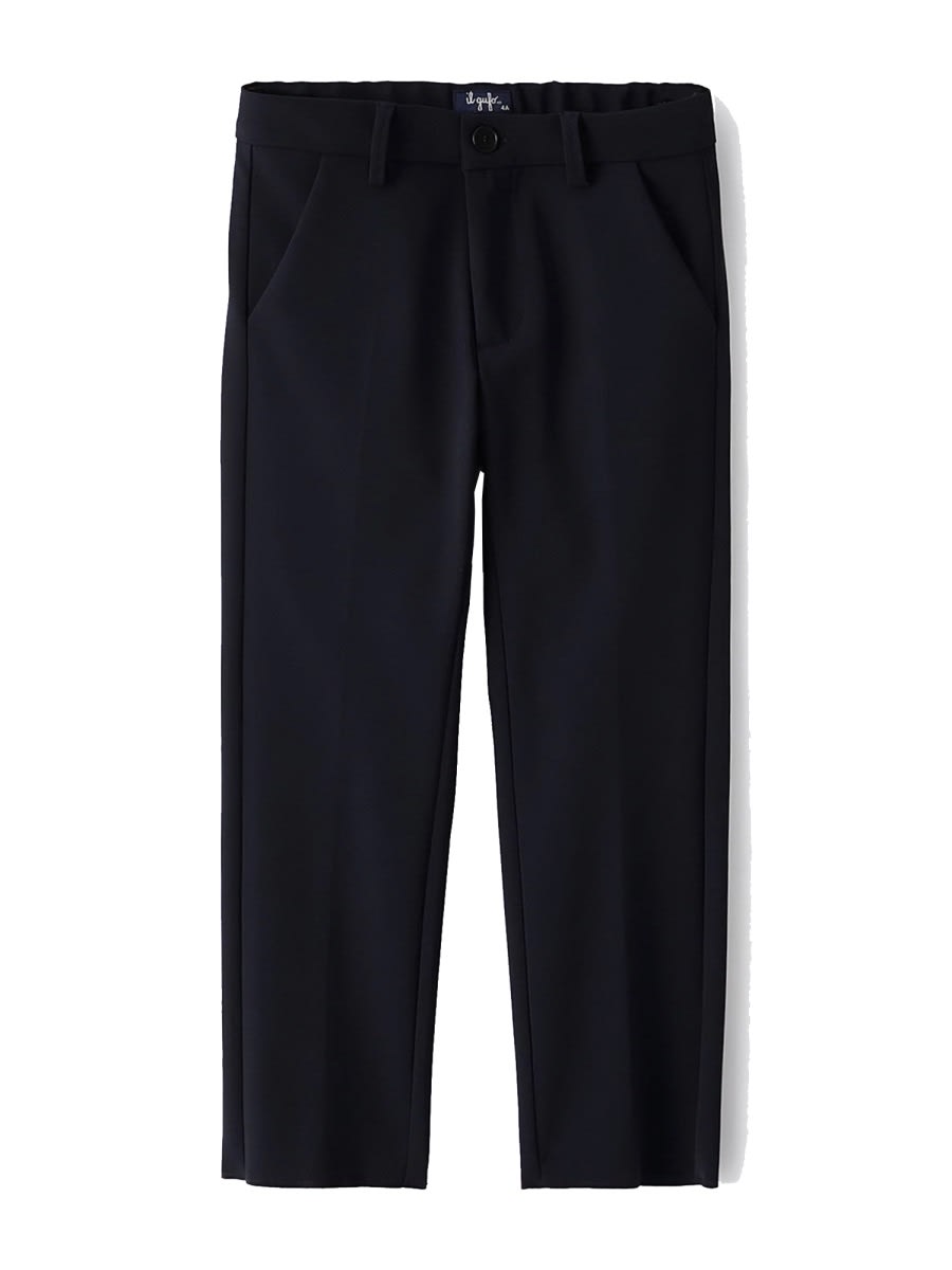 Il Gufo Kids' Long Pants In Blue