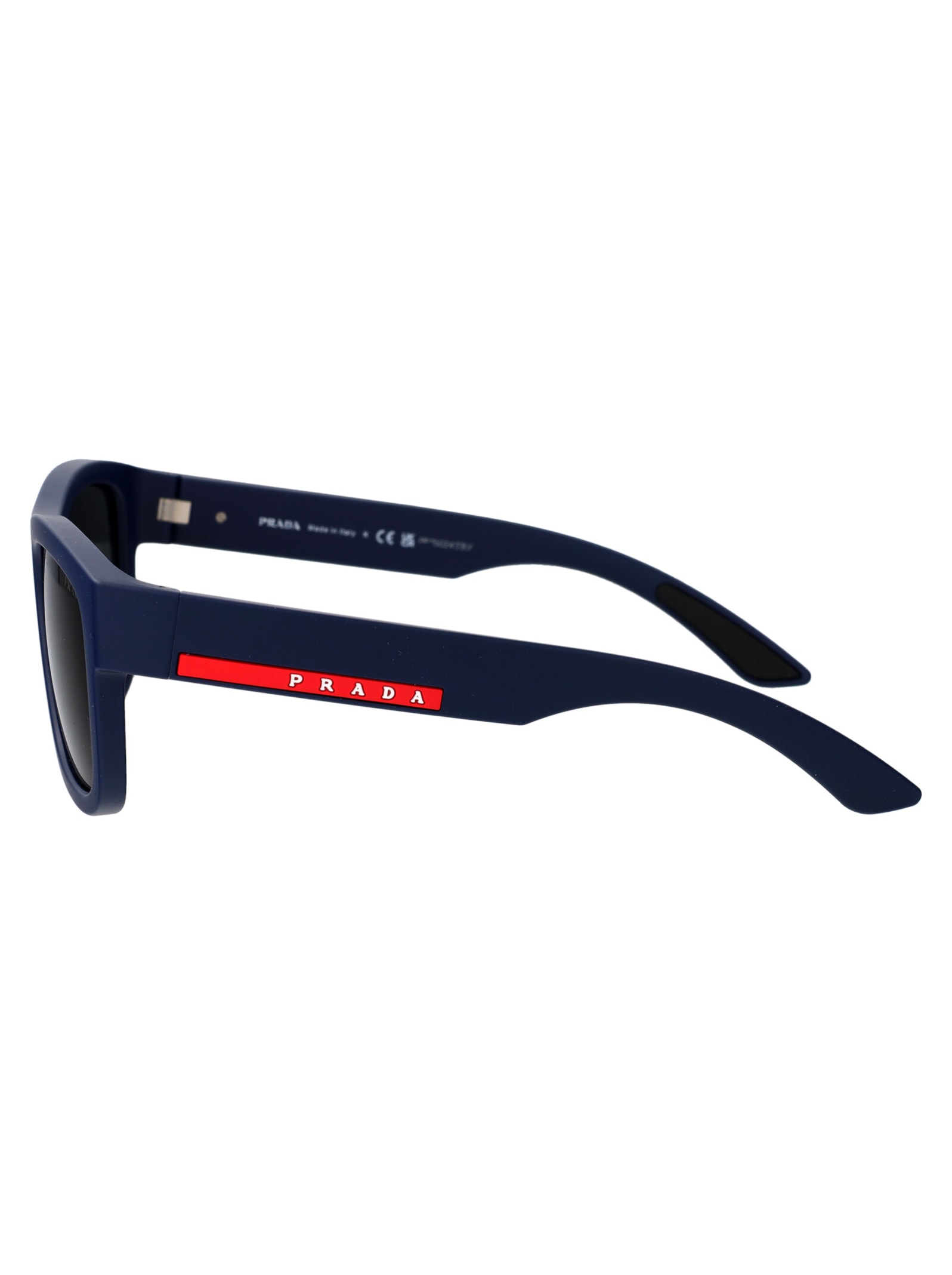 Prada 0ps 01zs Sunglasses In Tfy06f Blue Rubber