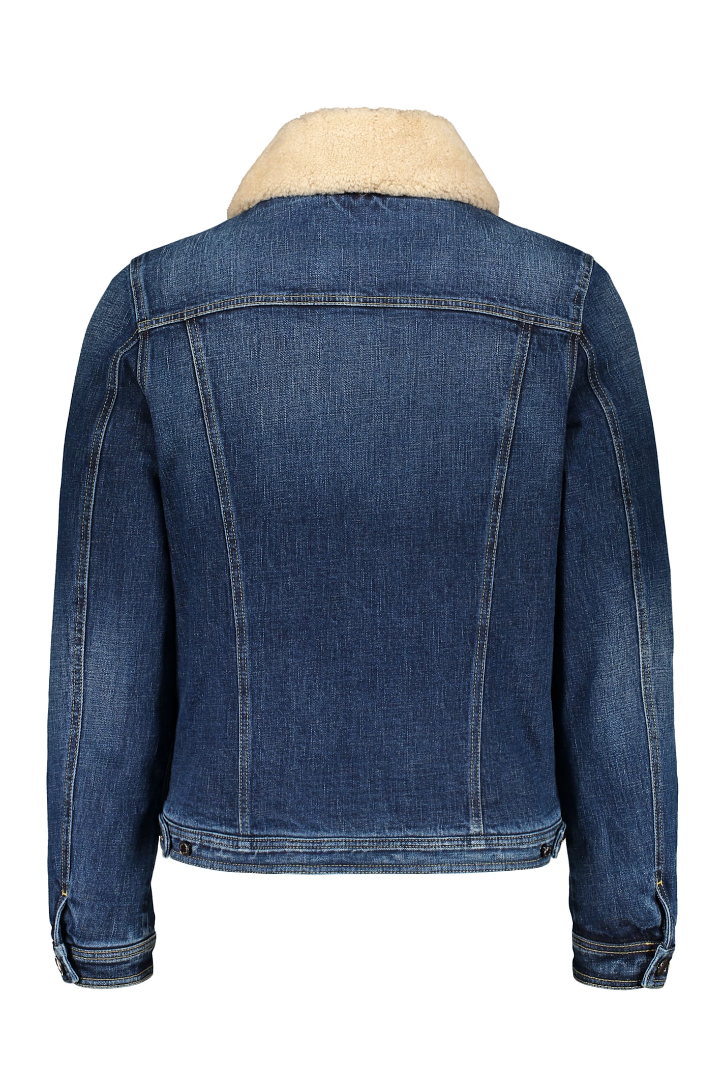 Moorer Taburno-104 Padded Jacket In Denim
