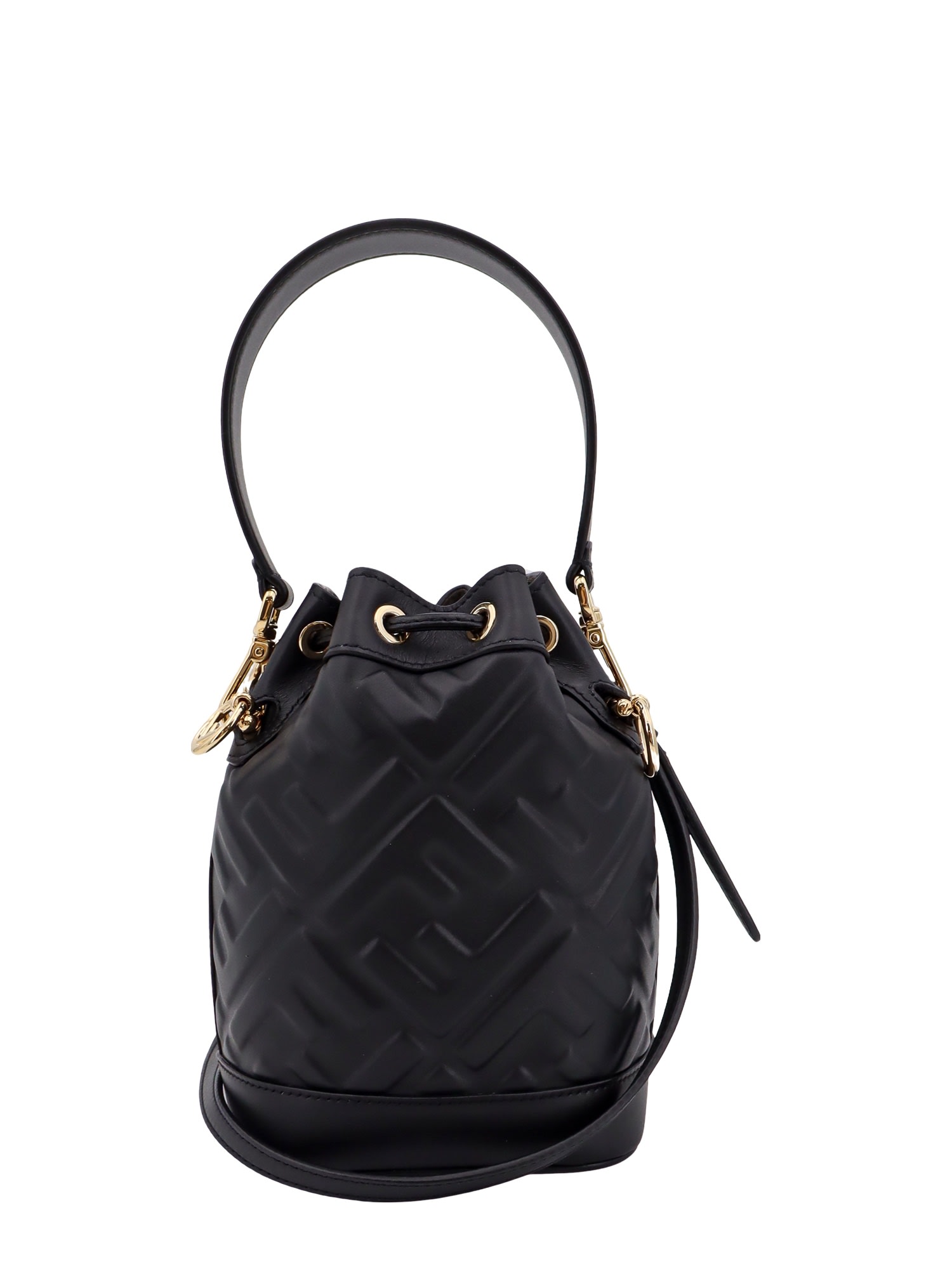 Shop Fendi Mon Tresor Bucket Bag In Nero