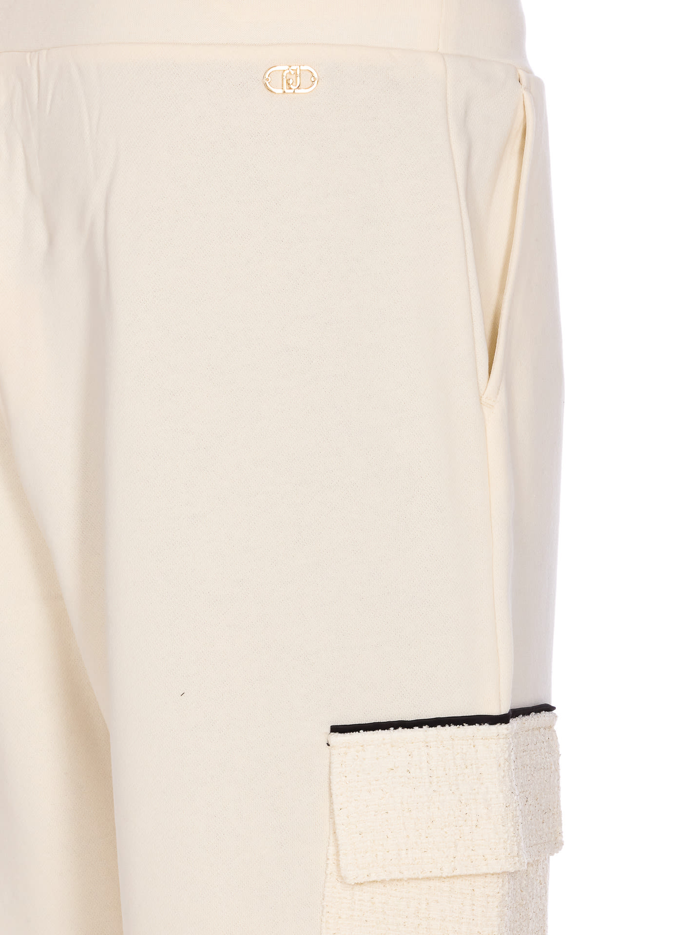Liu •jo Cargo-pocket Trousers In White