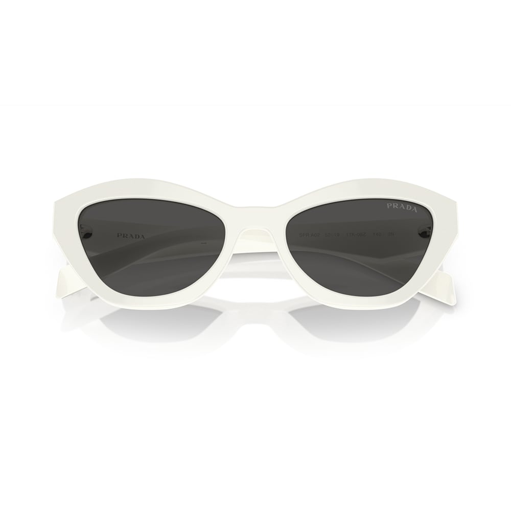 Shop Prada Eyewear In Bianco/grigio
