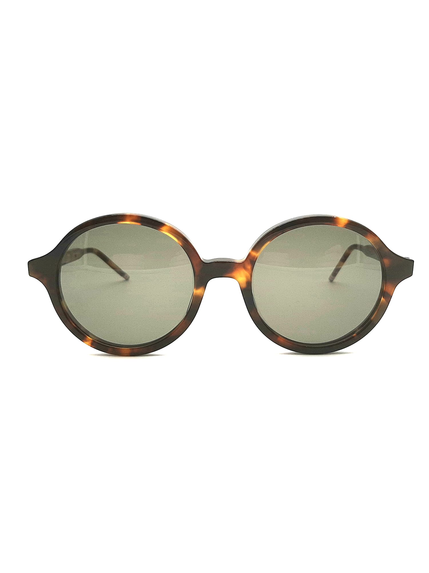 Shop Thom Browne Ues500a/g0002 Sunglasses In Med Brown