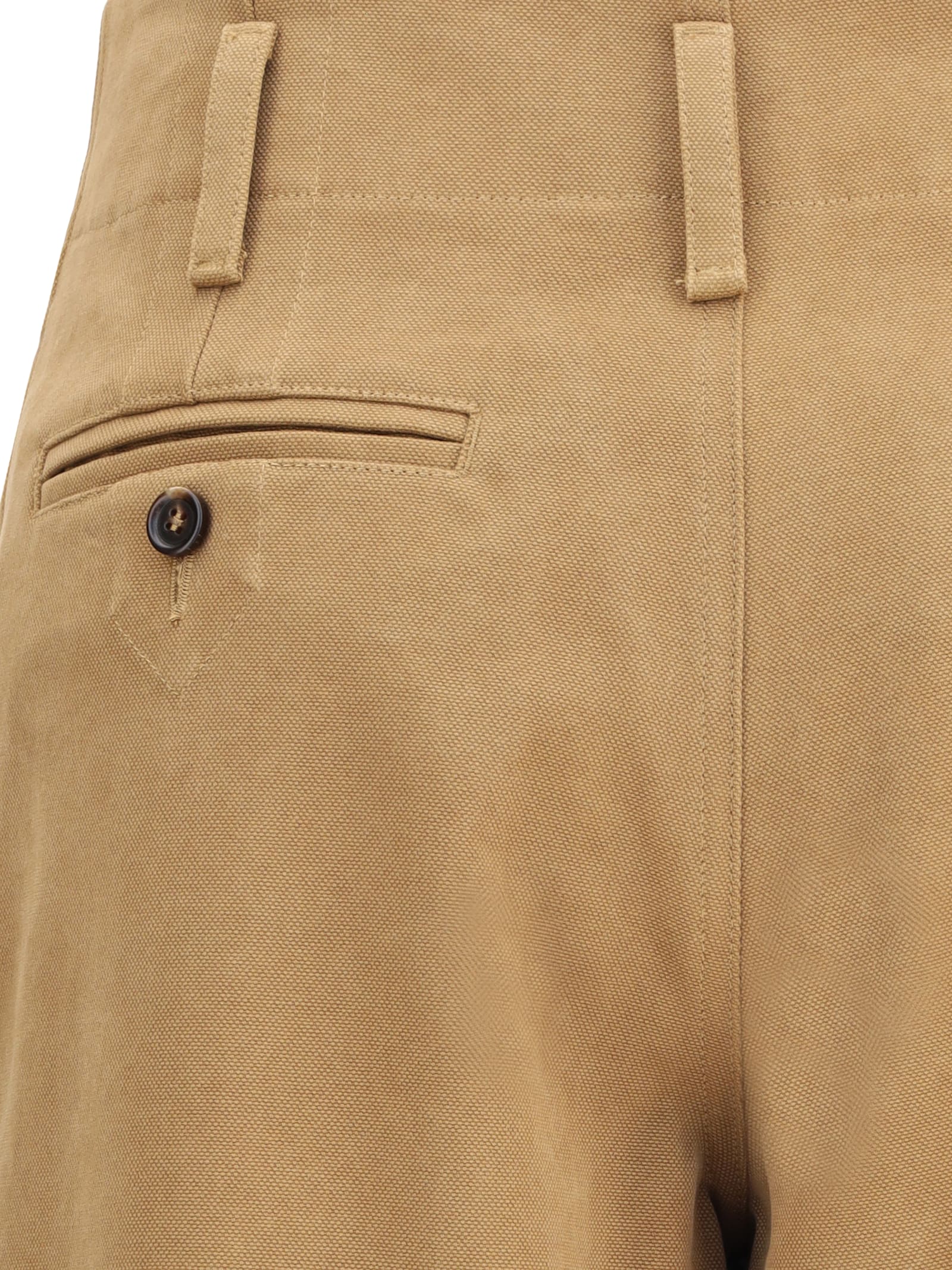 Chloé Wide Leg Pants In Brown