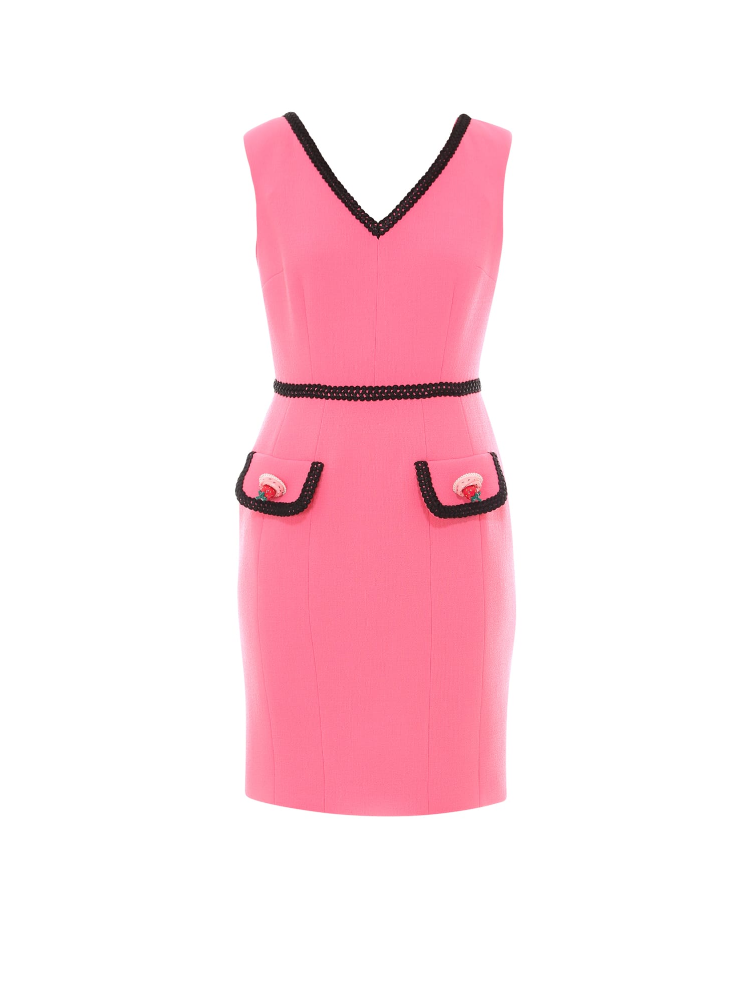 pink moschino dress