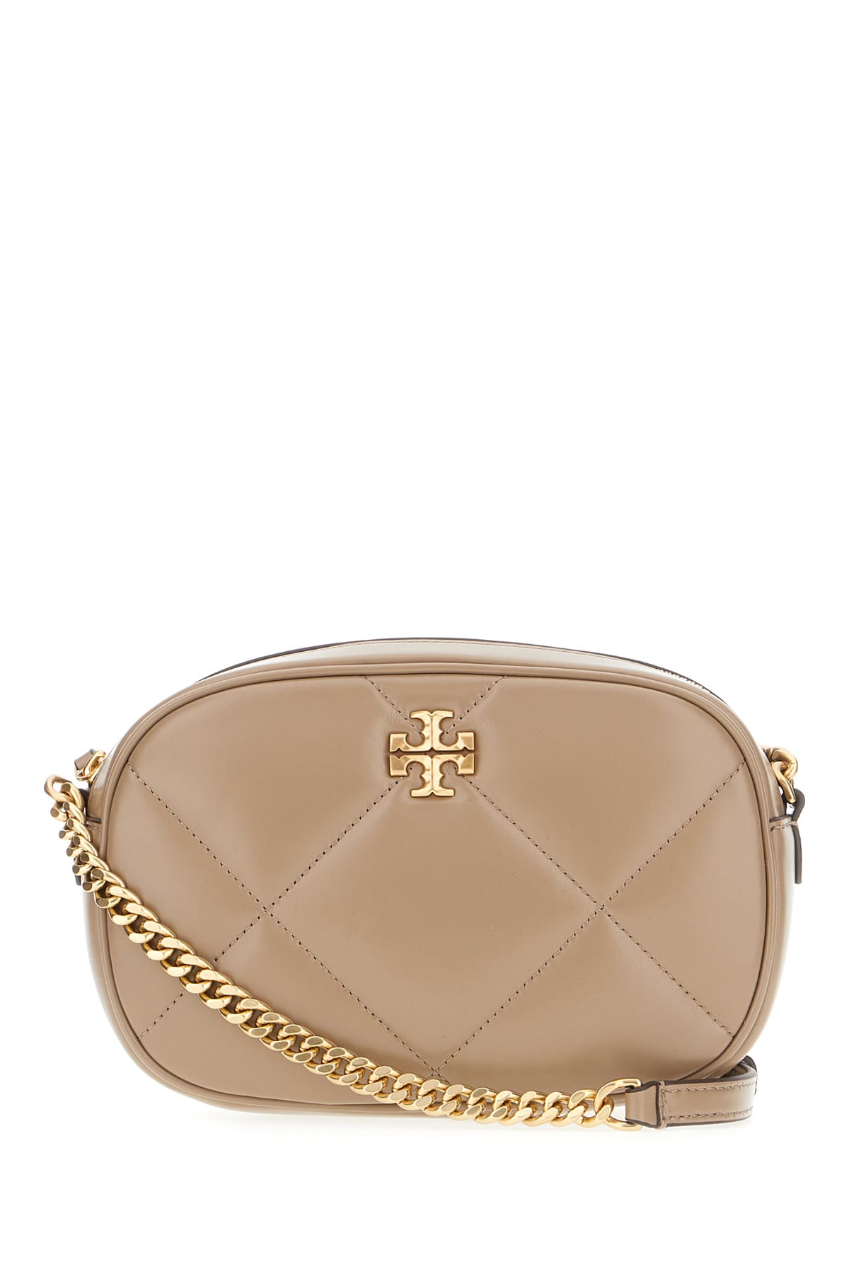 Cappuccino Nappa Leather Kira Crossbody Bag