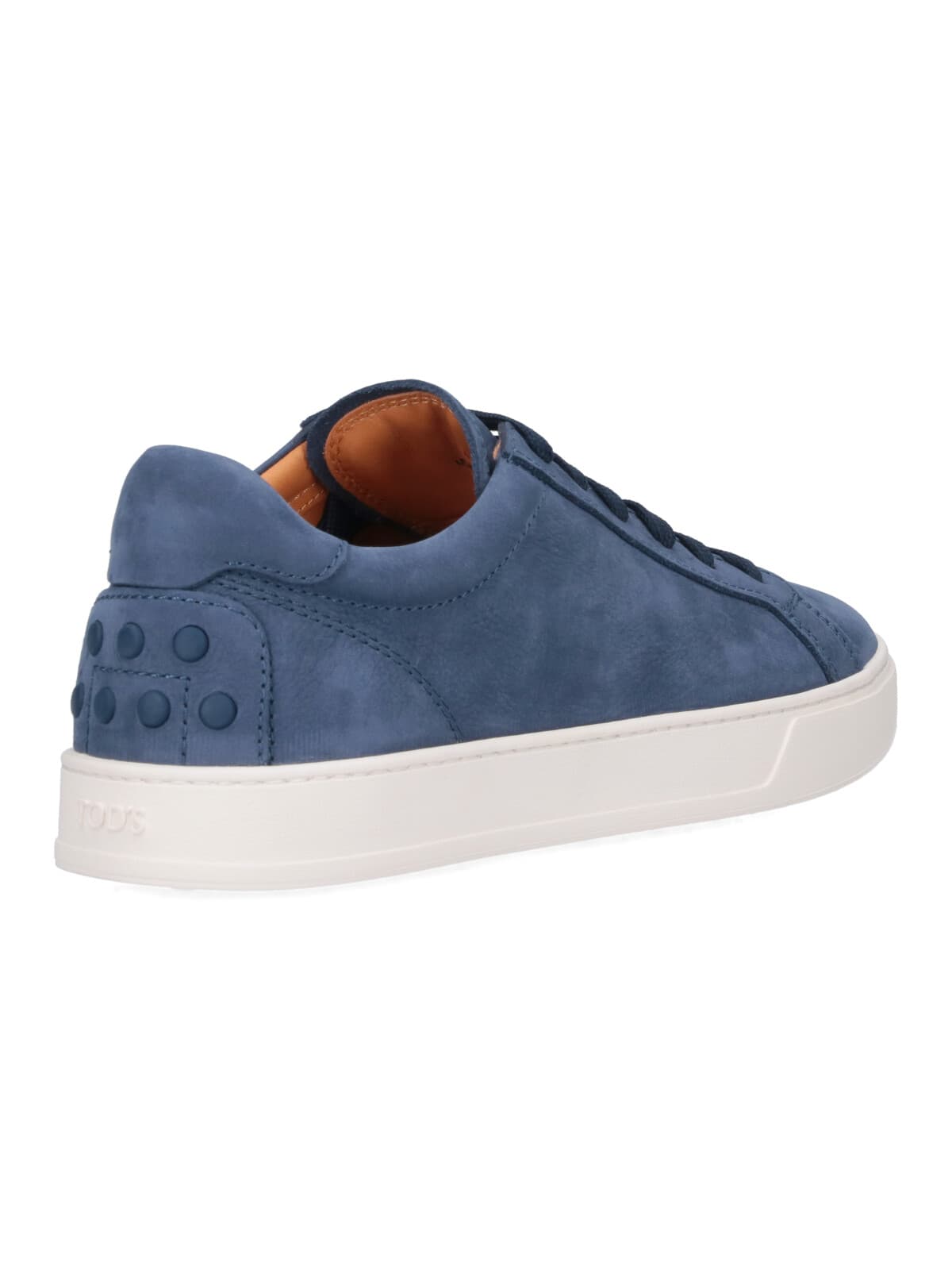 Tod's Sneakers In Nabuk Di Vitello In Blue