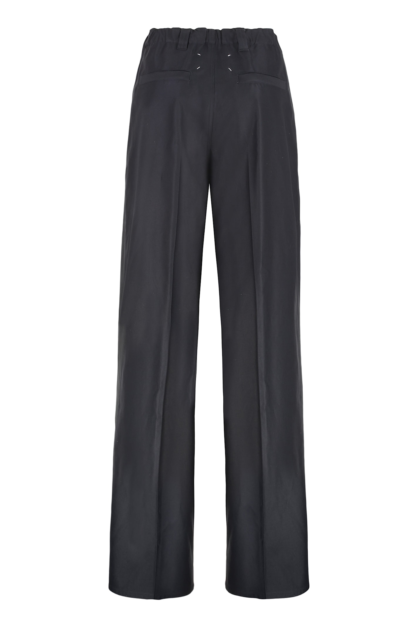 Maison Margiela Skater Pleated-details Trousers In Black