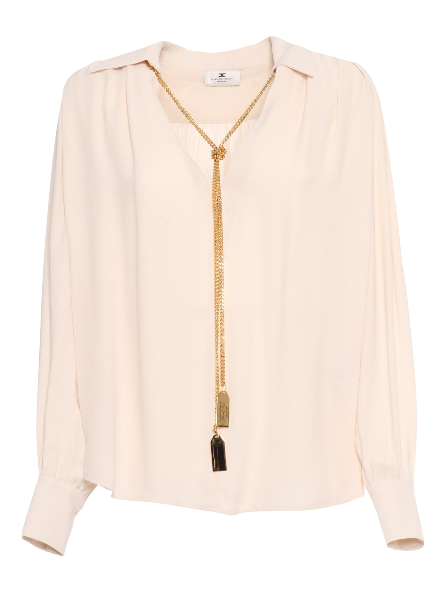 Shop Elisabetta Franchi Shirt In White