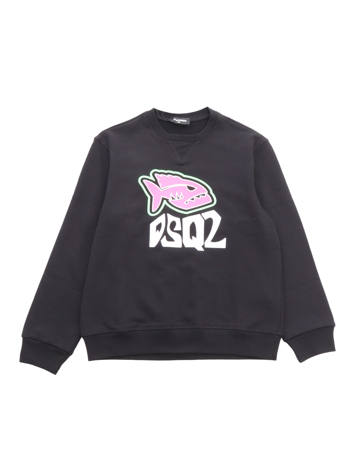 Shop Dsquared2 Black Sweatshirt With Logo