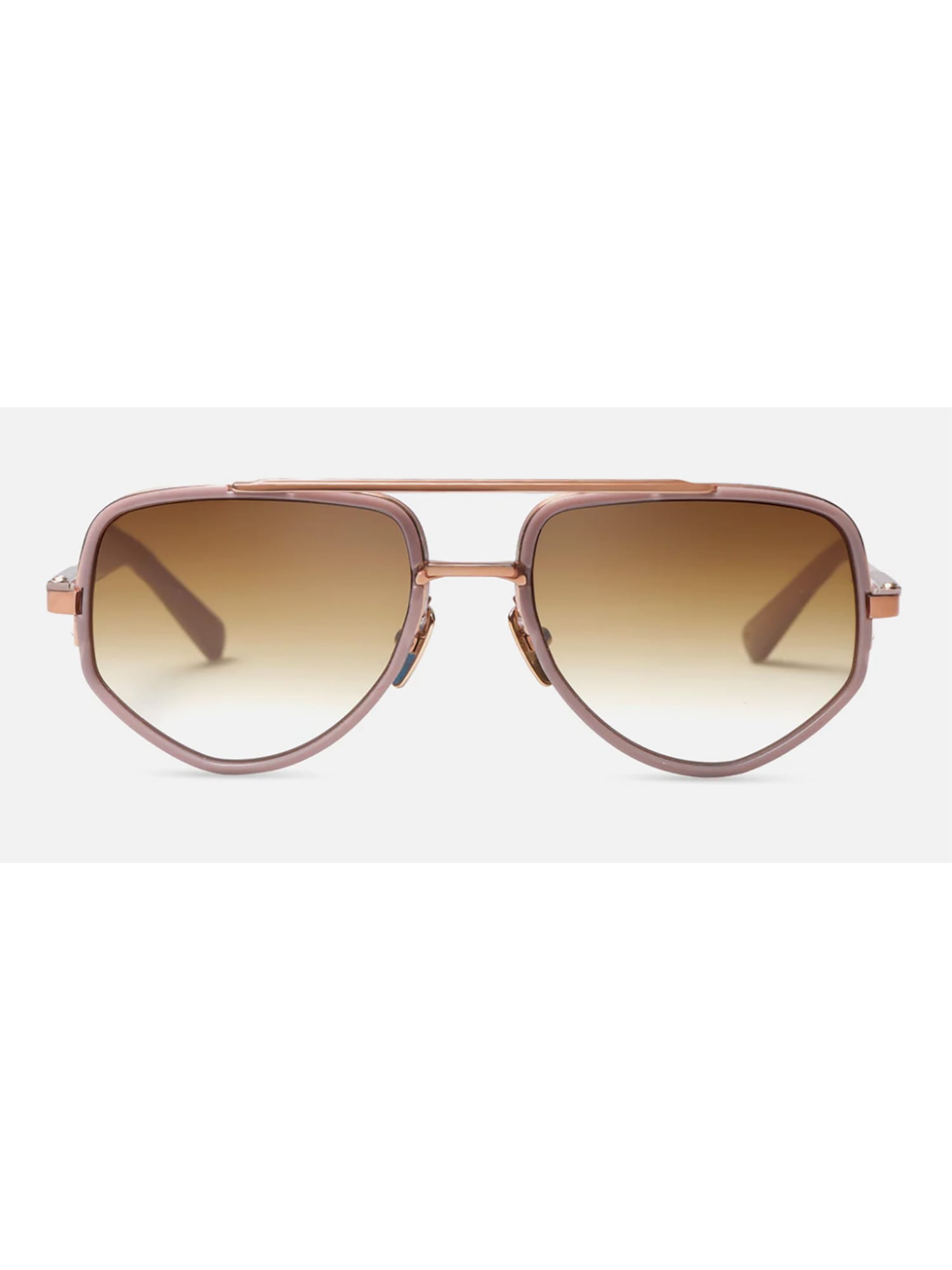 Shop Dita Dts463/a/02 Mach/x Sunglasses In Twilight Mauve_rose Gold