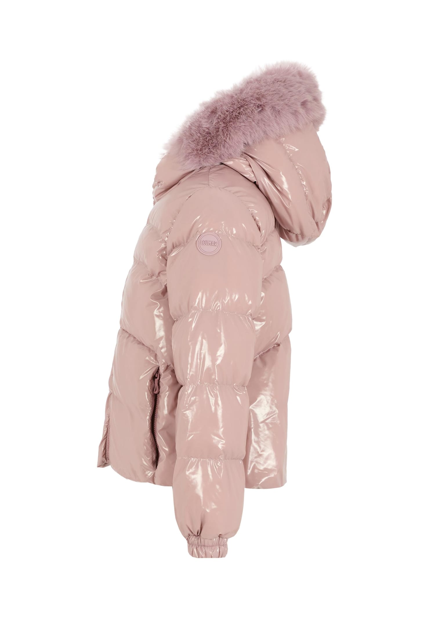 Colmar Quilted Fur-trimmed Jacket In White