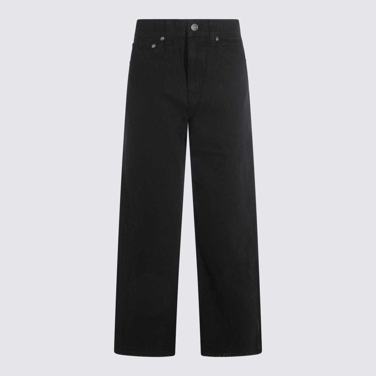 Black Cotton Jeans